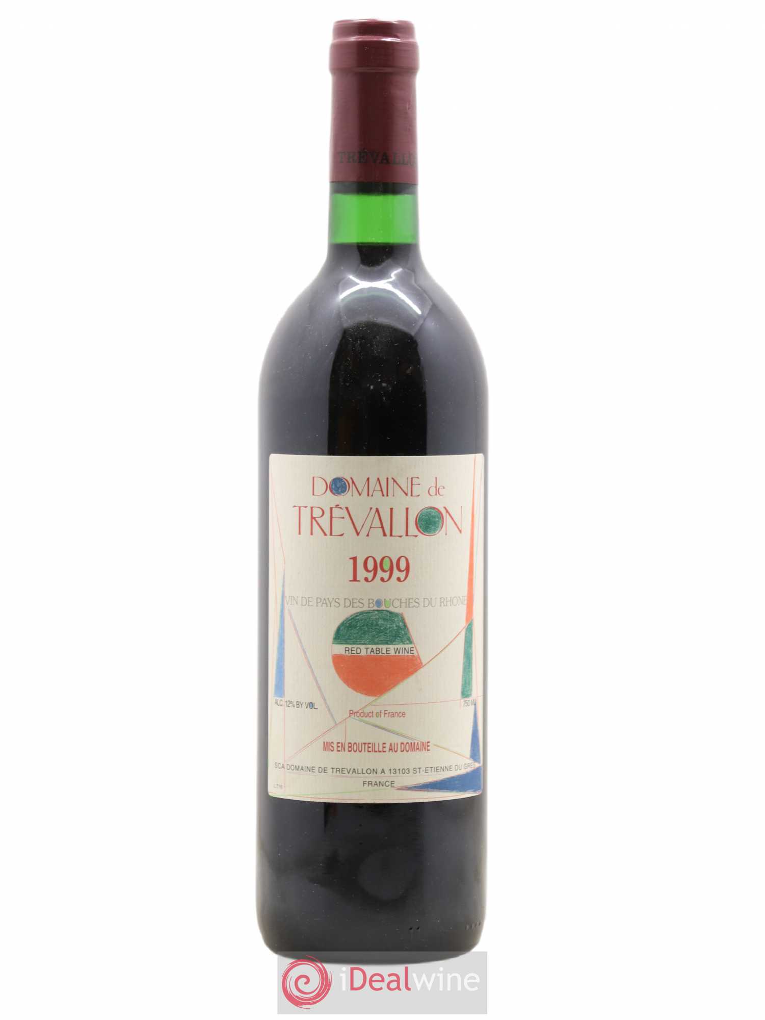 VDP Bouches du Rhône Trévallon (Domaine de) Eloi Dürrbach 1999 - Lot de 1 bouteille - 0