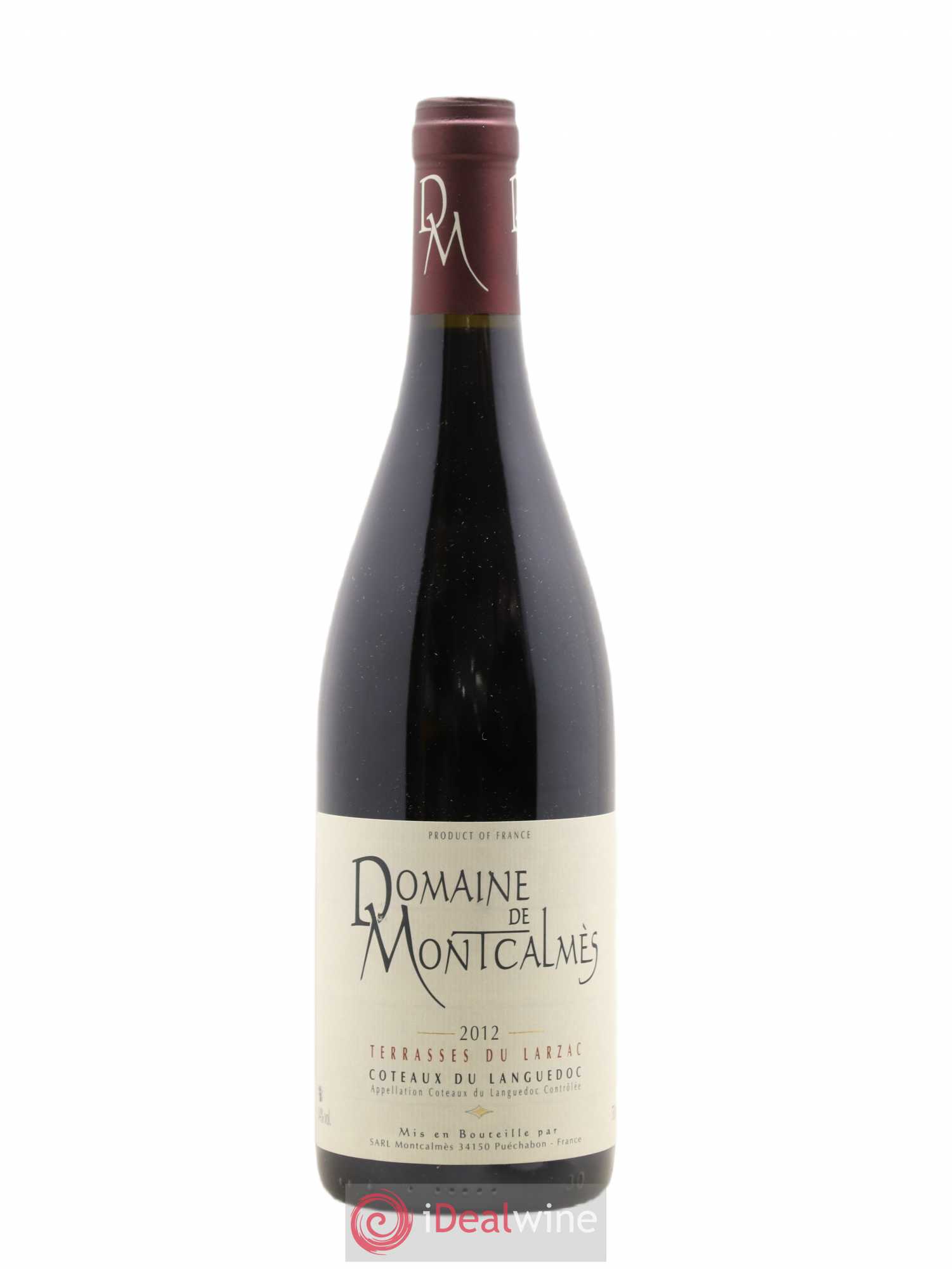 Terrasses du Larzac Domaine de Montcalmès Frédéric Pourtalié 2012 - Lot de 1 bouteille - 0