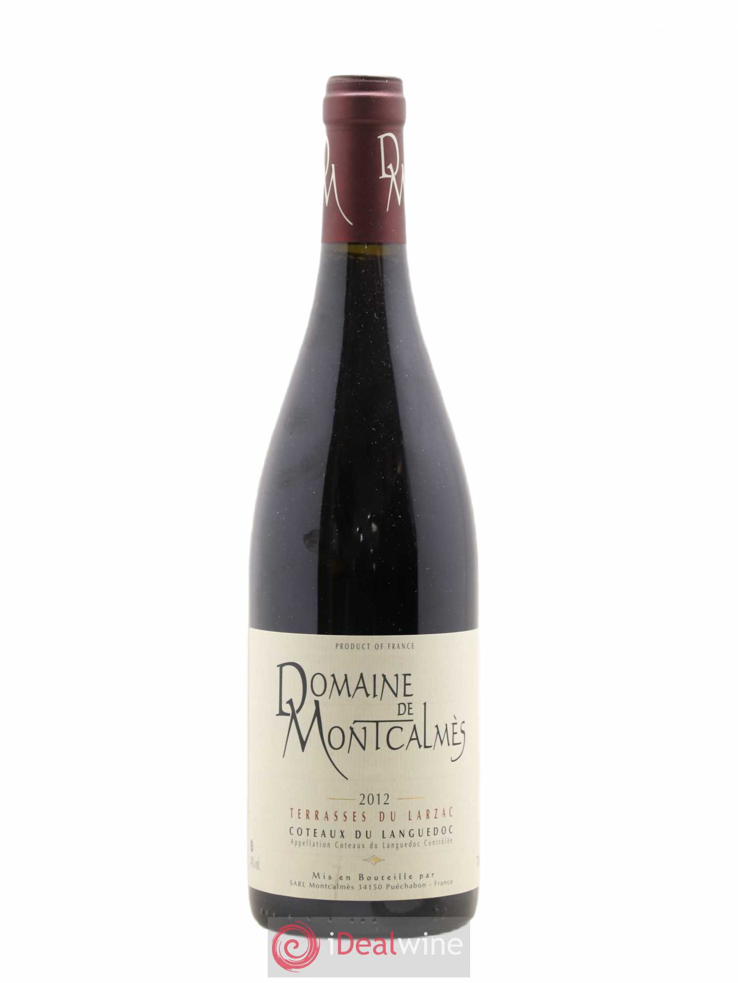 Terrasses du Larzac Domaine de Montcalmès Frédéric Pourtalié 2012 - Lot de 1 bouteille - 0