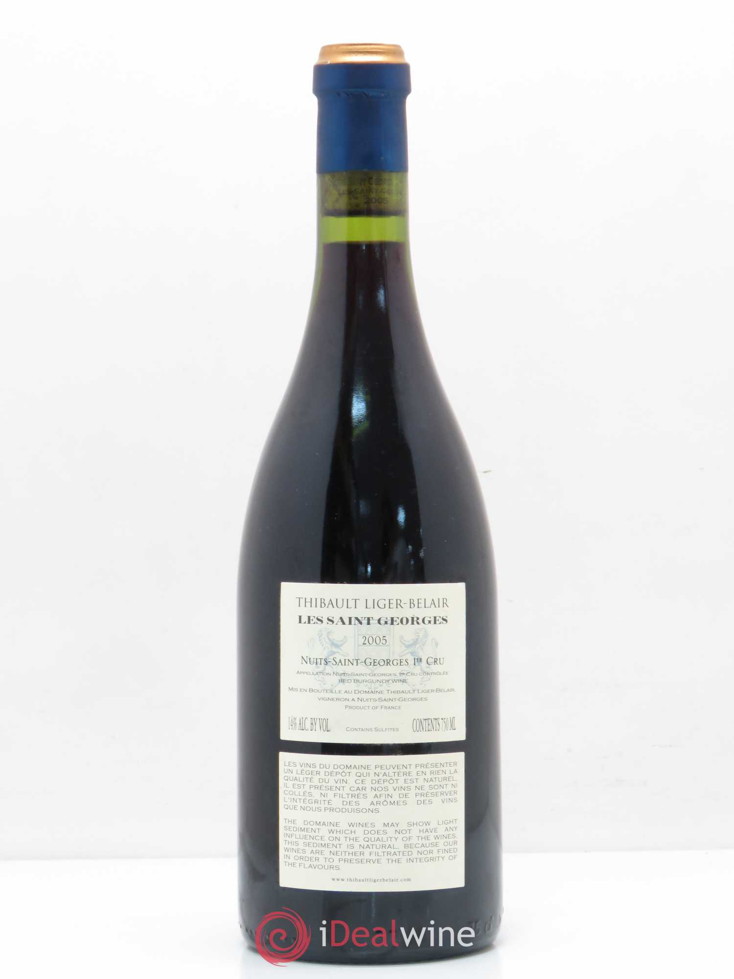 Nuits-Saint-Georges 1er Cru Les Saint-Georges Thibault Liger-Belair 2005 - Lot de 1 bouteille - 1