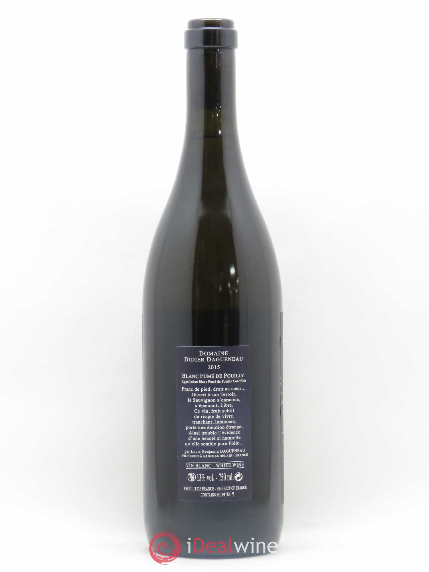 Pouilly-Fumé Astéroïde Dagueneau 2015 - Lot de 1 bouteille - 1