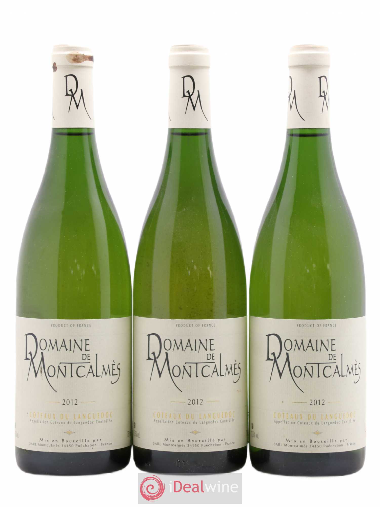 Languedoc Domaine de Montcalmès Frédéric Pourtalié 2012 - Lot de 3 bouteilles - 0