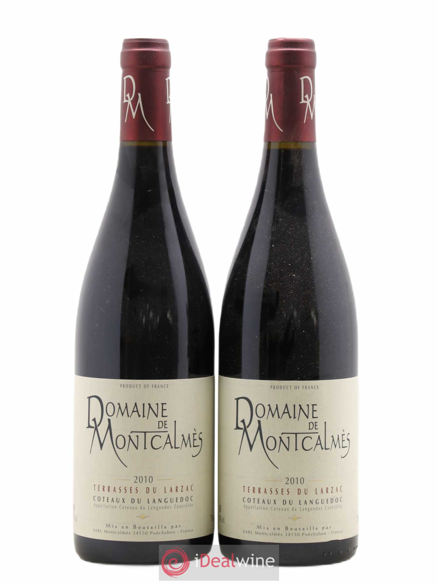 Terrasses du Larzac Domaine de Montcalmès Frédéric Pourtalié 2010 - Lot de 2 bouteilles - 0