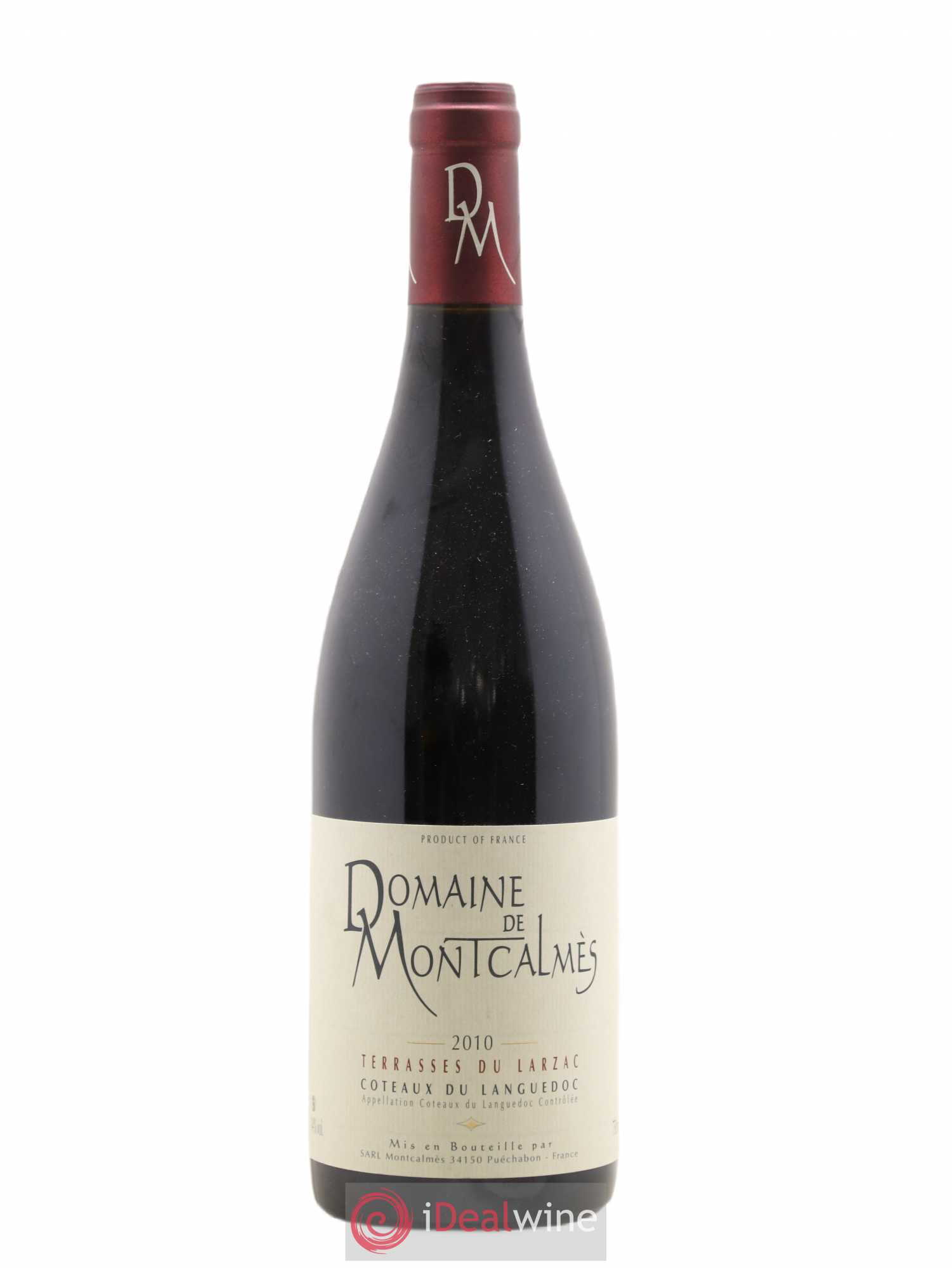 Terrasses du Larzac Domaine de Montcalmès Frédéric Pourtalié 2010 - Lot de 1 bouteille - 0