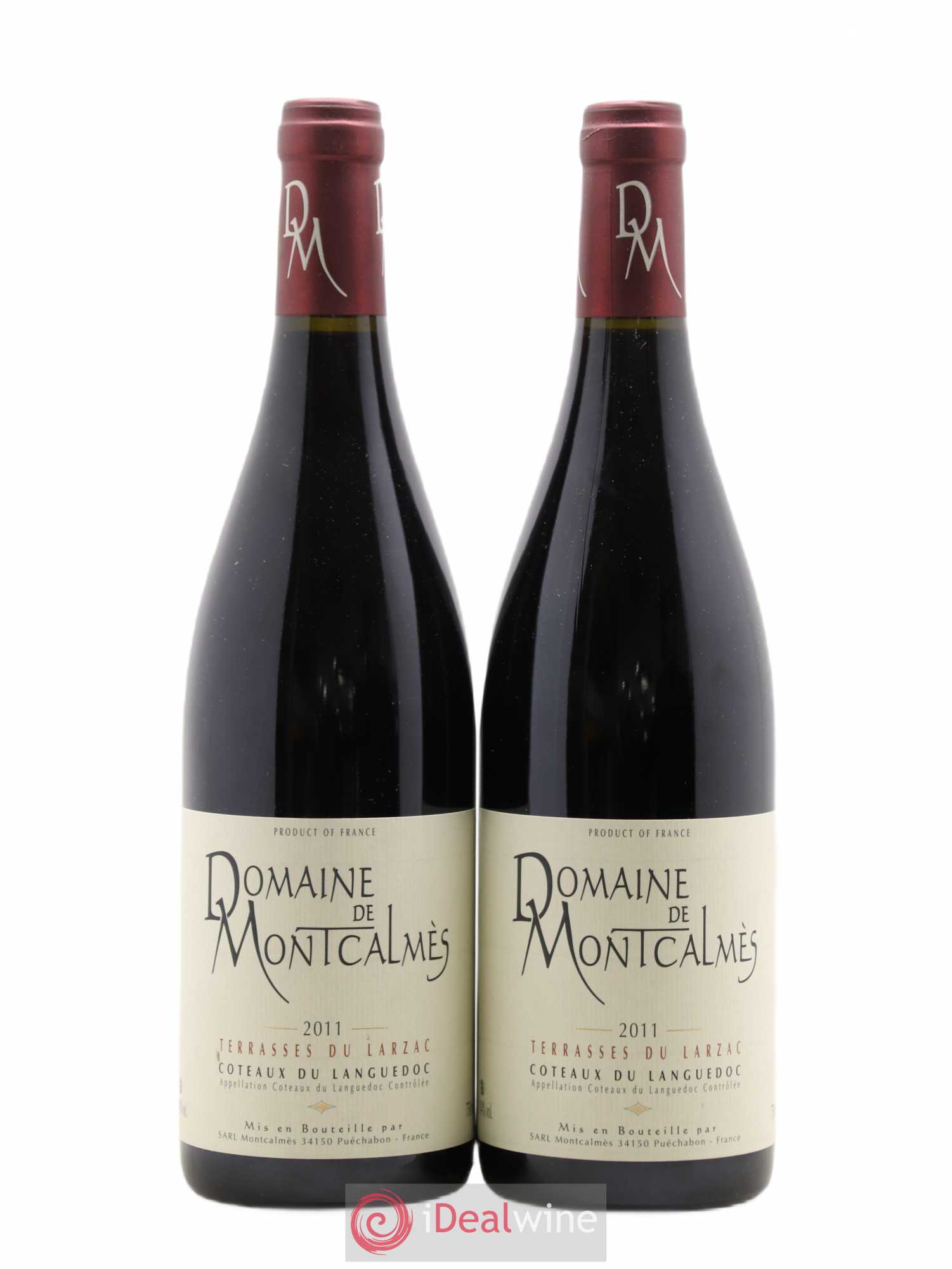 Terrasses du Larzac Domaine de Montcalmès Frédéric Pourtalié 2011 - Lot de 2 bouteilles - 0