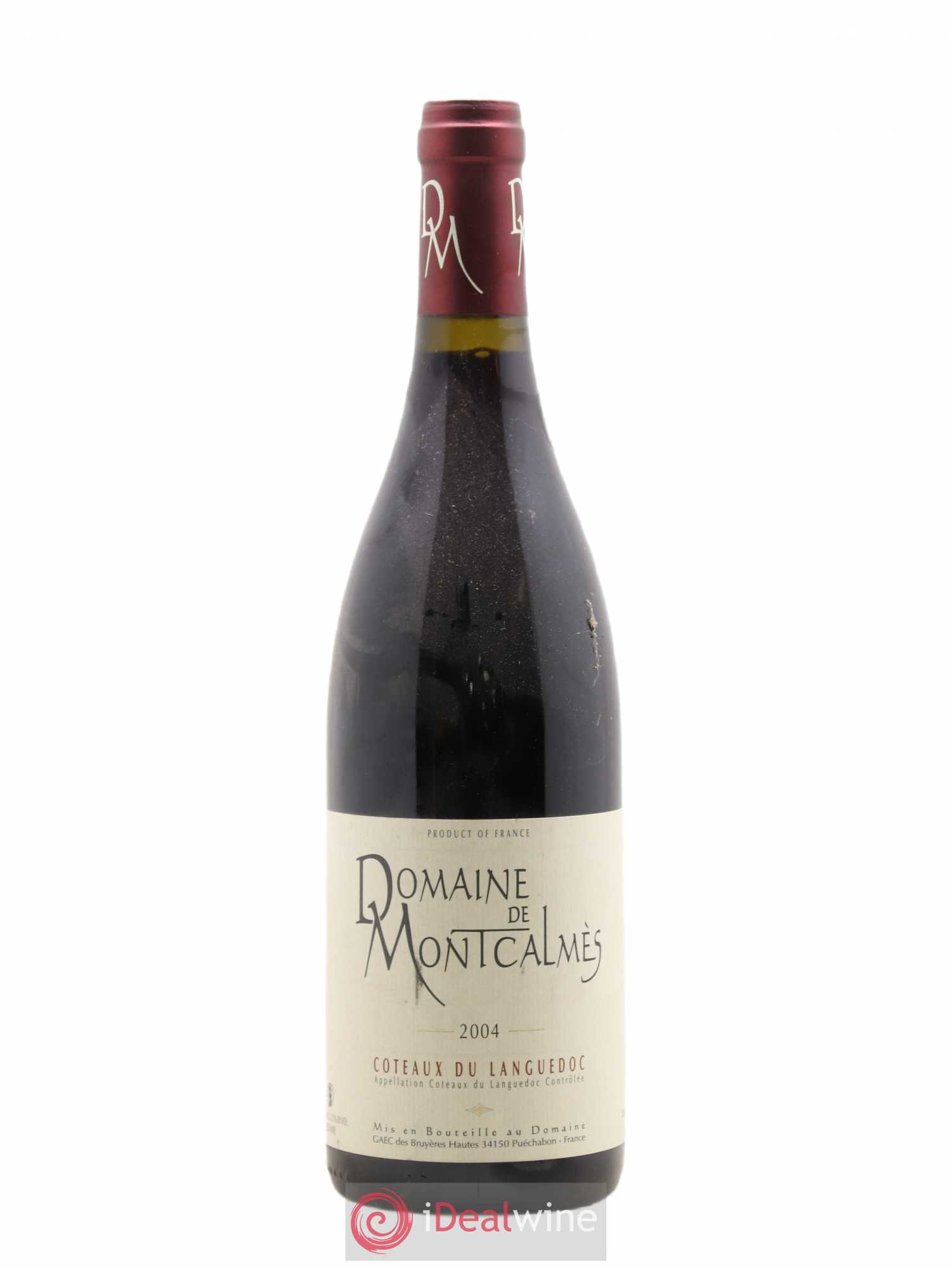 Terrasses du Larzac Domaine de Montcalmès Frédéric Pourtalié 2004 - Lot de 1 bouteille - 0