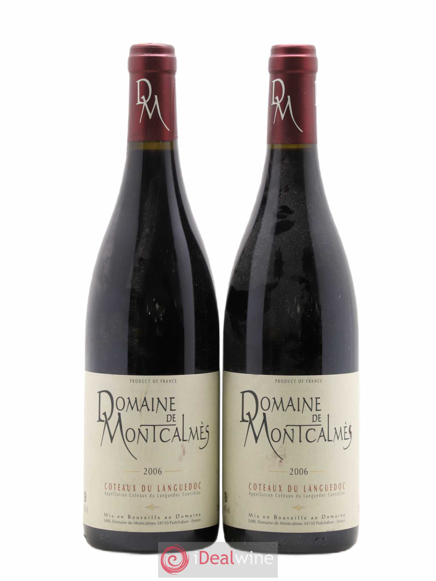 Terrasses du Larzac Domaine de Montcalmès Frédéric Pourtalié 2006 - Lot de 2 bouteilles - 0