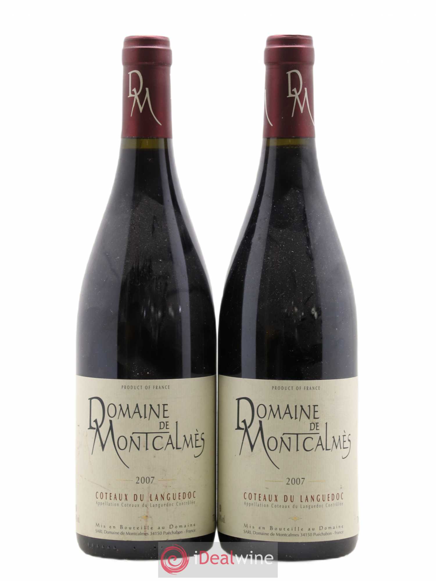 Terrasses du Larzac Domaine de Montcalmès Frédéric Pourtalié 2007 - Lot de 2 bouteilles - 0