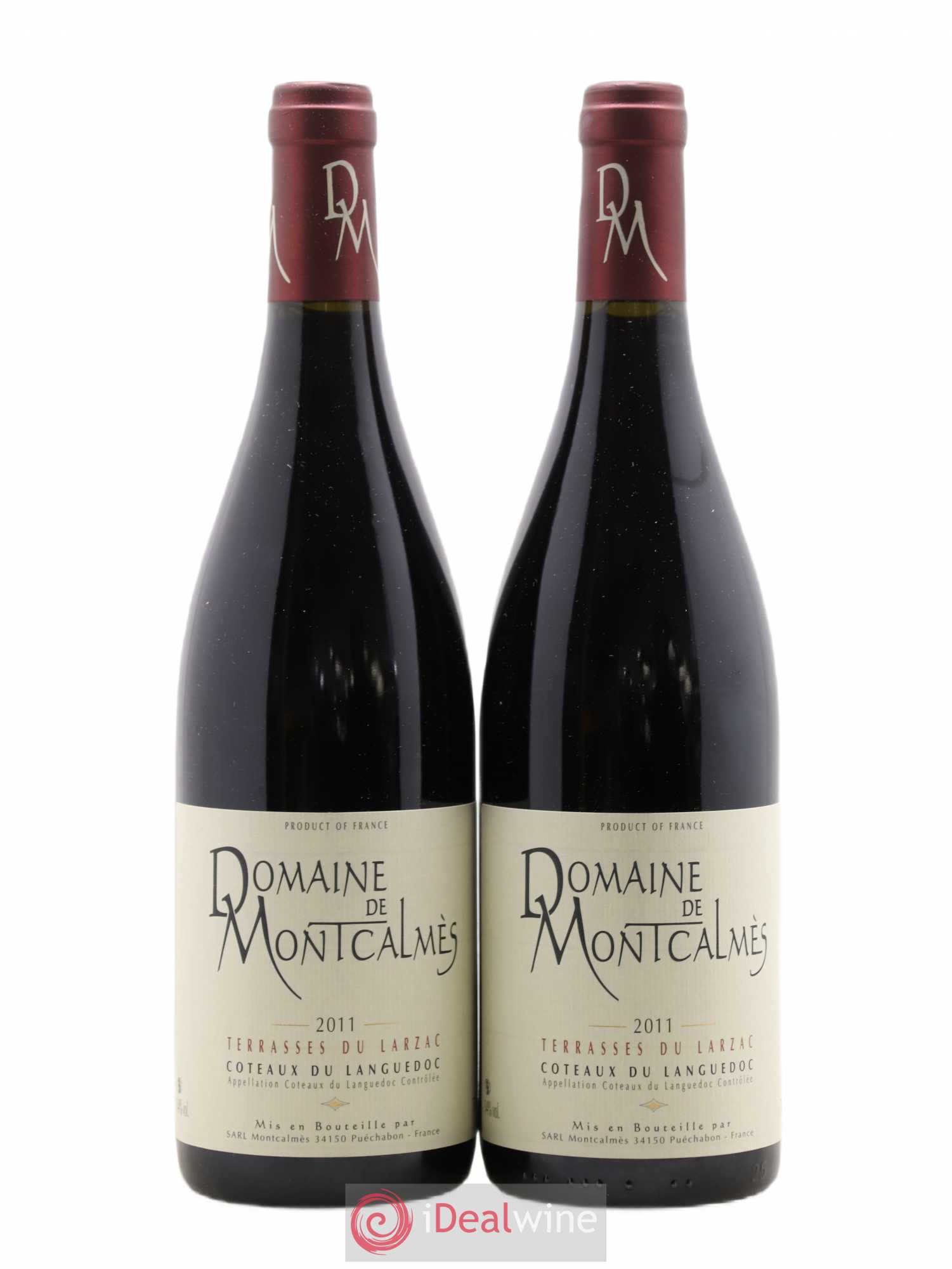 Terrasses du Larzac Domaine de Montcalmès Frédéric Pourtalié 2011 - Lot de 2 bouteilles - 0