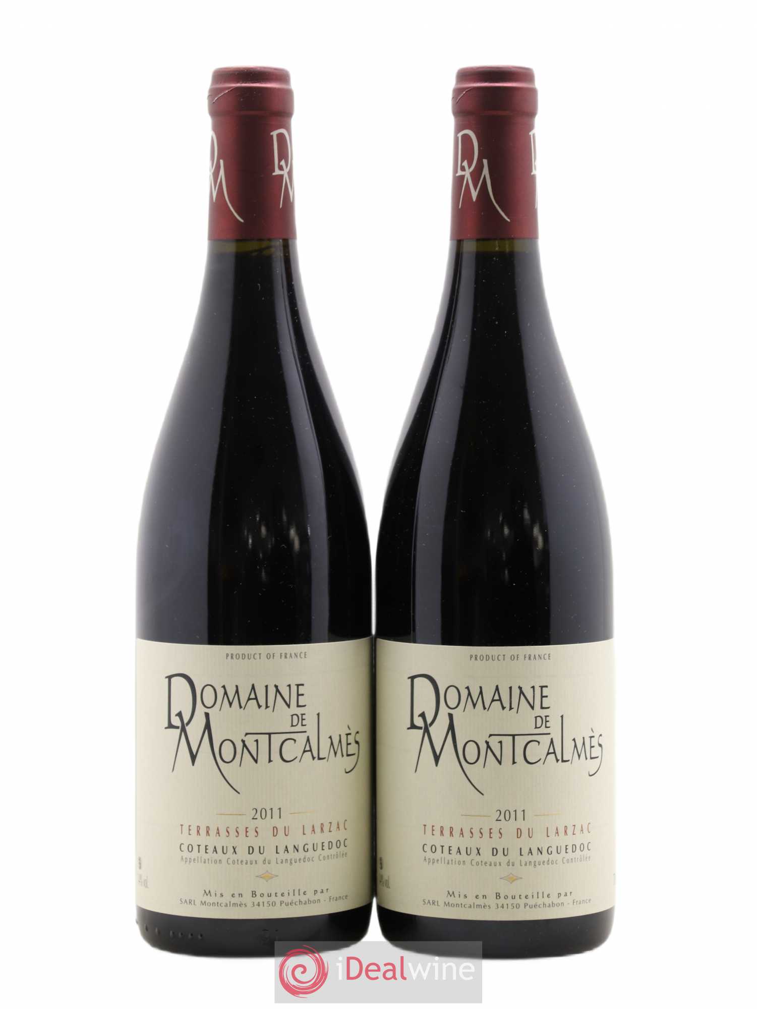 Terrasses du Larzac Domaine de Montcalmès Frédéric Pourtalié 2011 - Lot de 2 bouteilles - 0