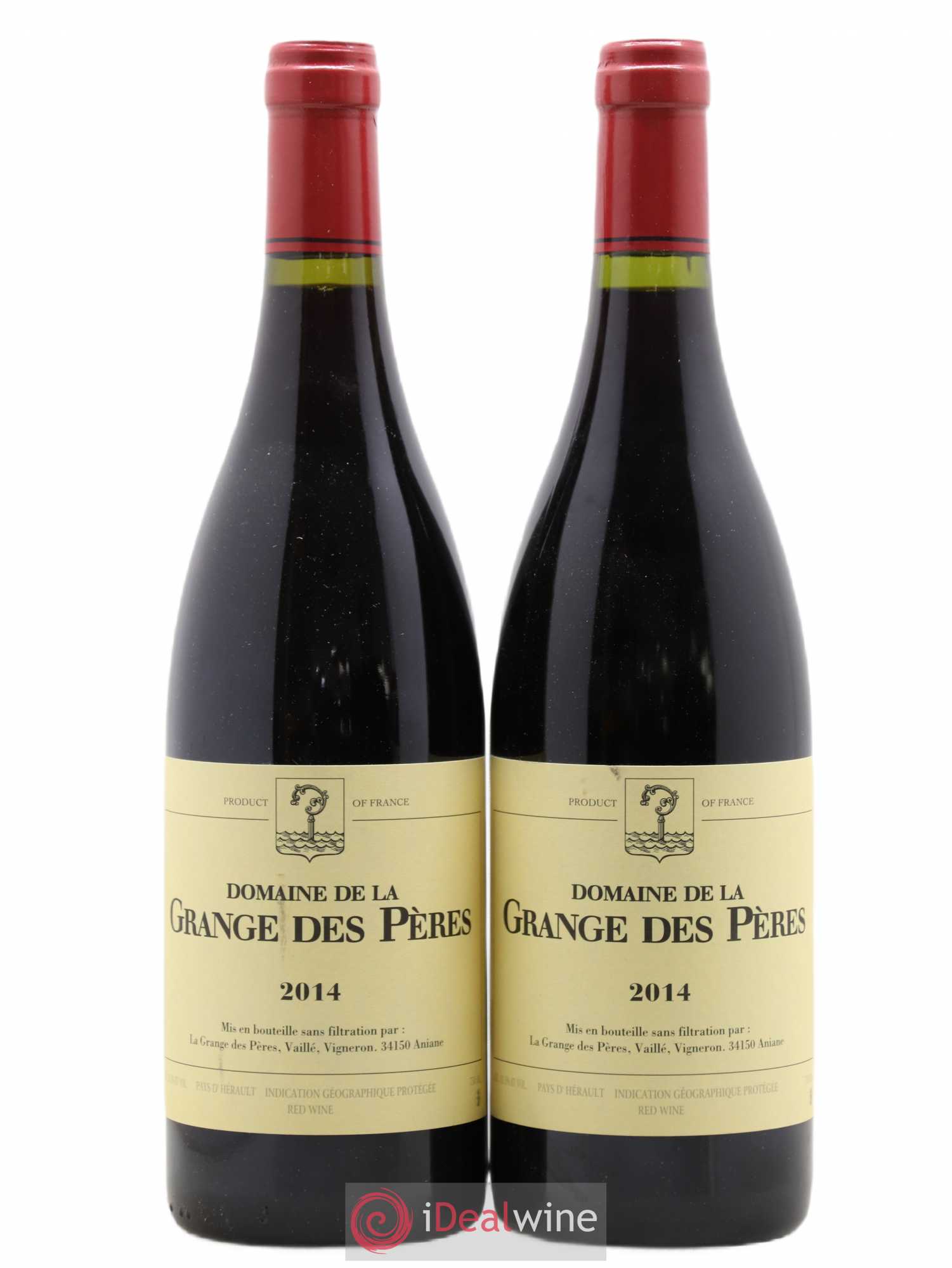 Pays d'Hérault Grange des Pères Laurent Vaillé 2014 - Lot de 2 bouteilles - 0
