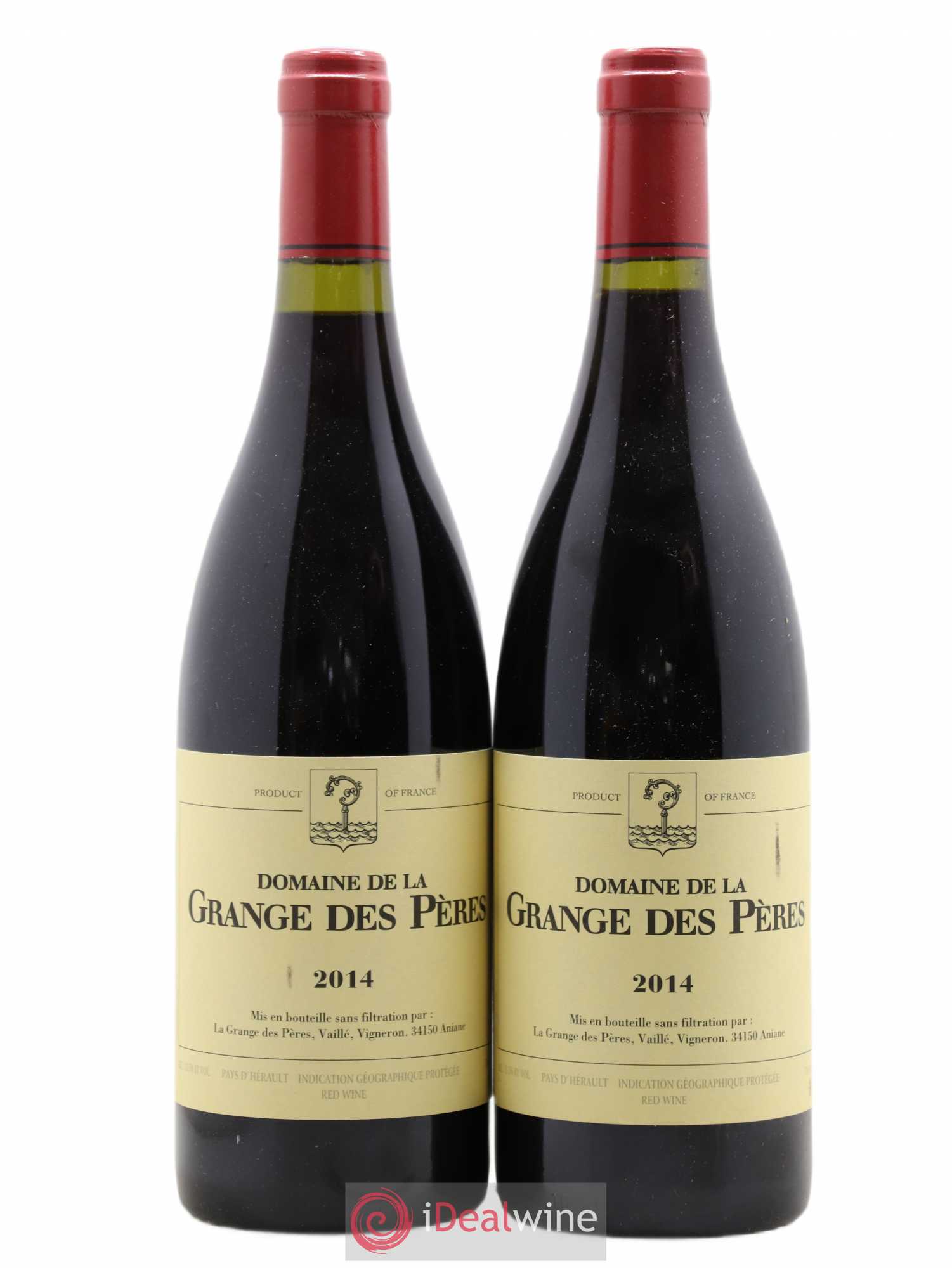 Pays d'Hérault Grange des Pères Laurent Vaillé 2014 - Lot de 2 bouteilles - 0