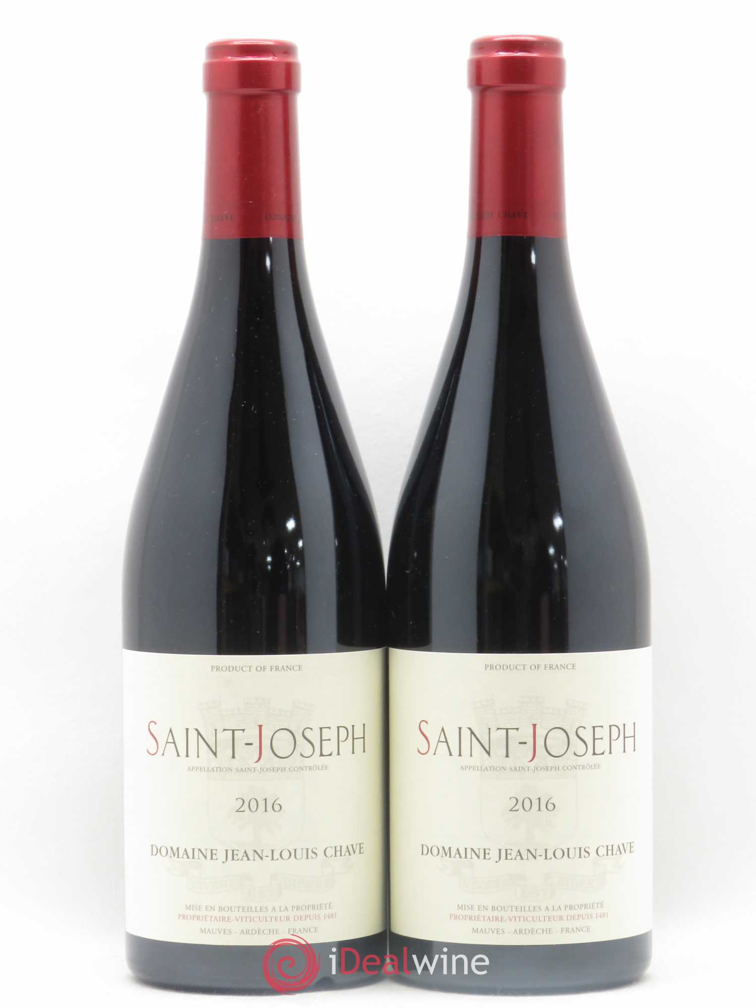 Saint-Joseph Jean-Louis Chave 2016 - Lot de 2 bouteilles - 0