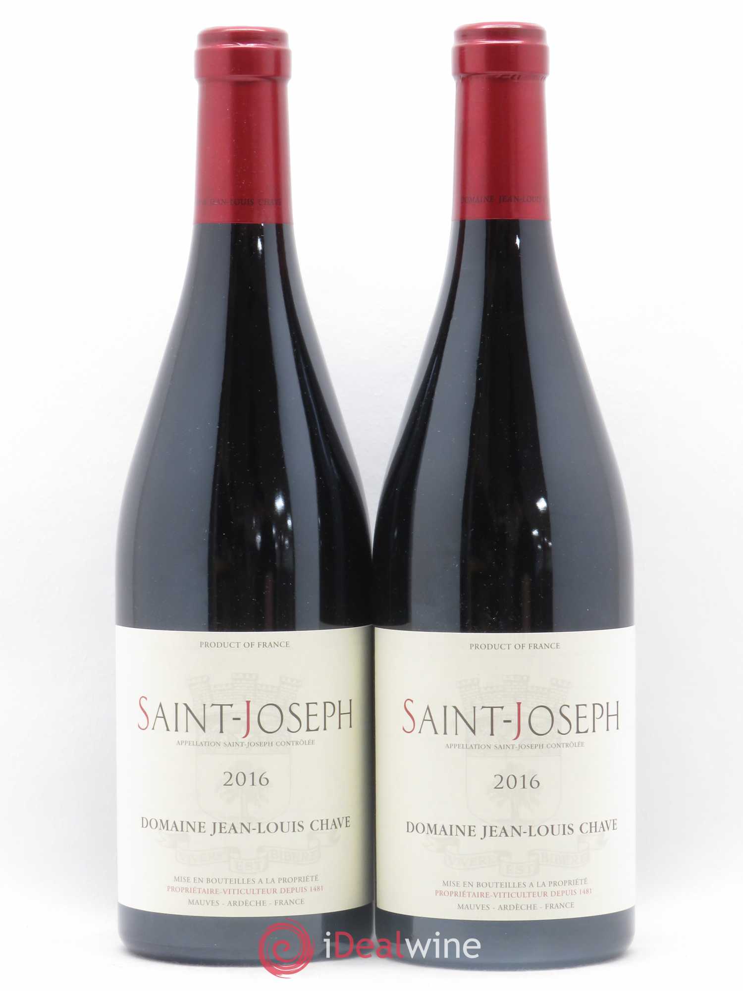 Saint-Joseph Jean-Louis Chave 2016 - Lot de 2 bouteilles - 0