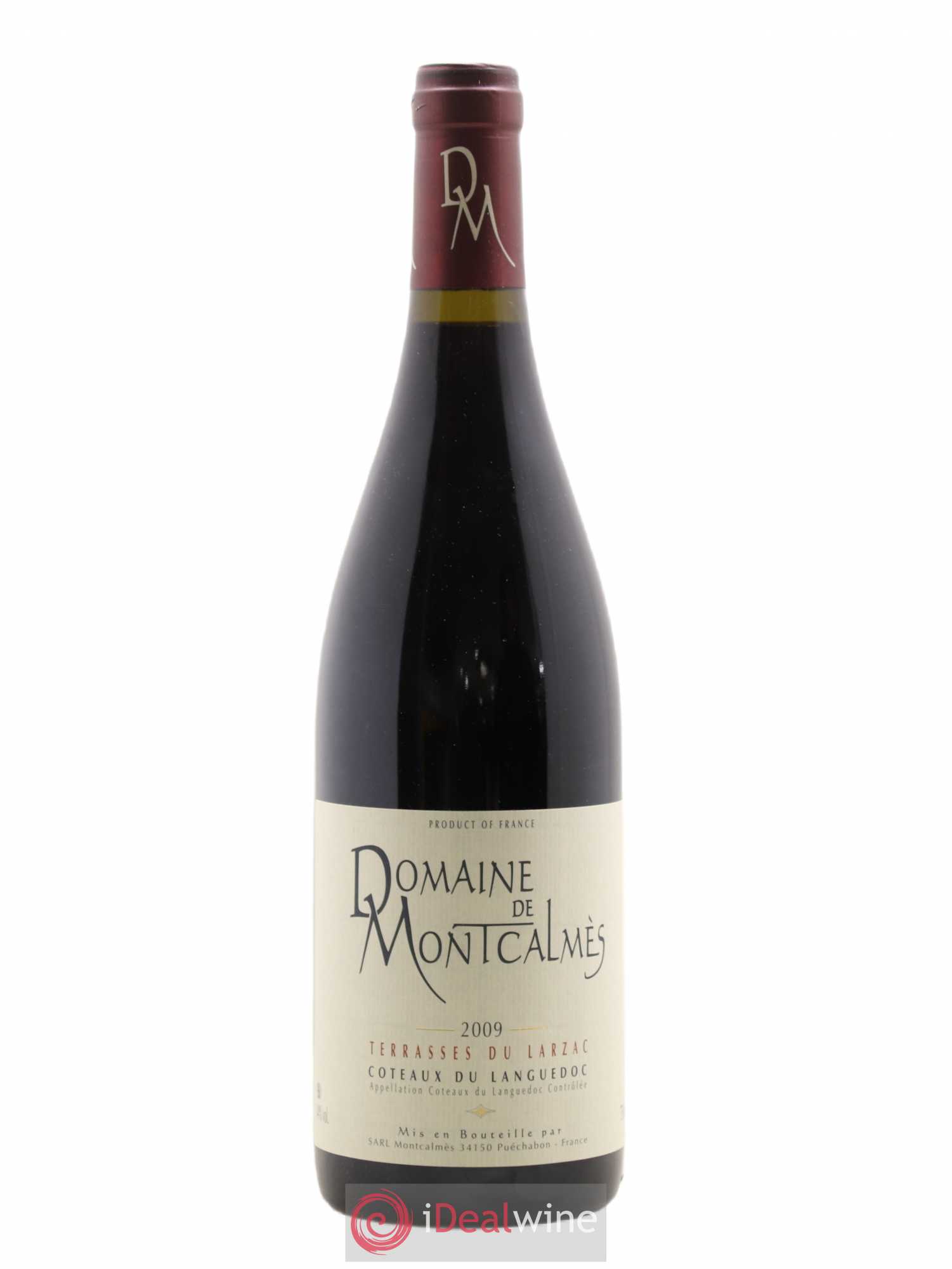 Terrasses du Larzac Domaine de Montcalmès Frédéric Pourtalié 2009 - Lot de 1 bouteille - 0
