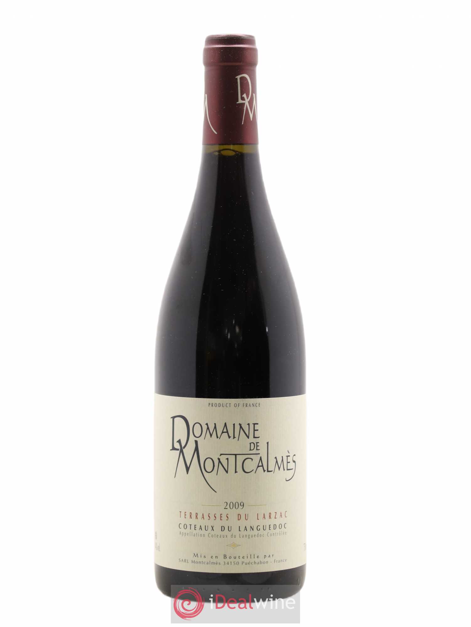 Terrasses du Larzac Domaine de Montcalmès Frédéric Pourtalié 2009 - Lot de 1 bouteille - 0