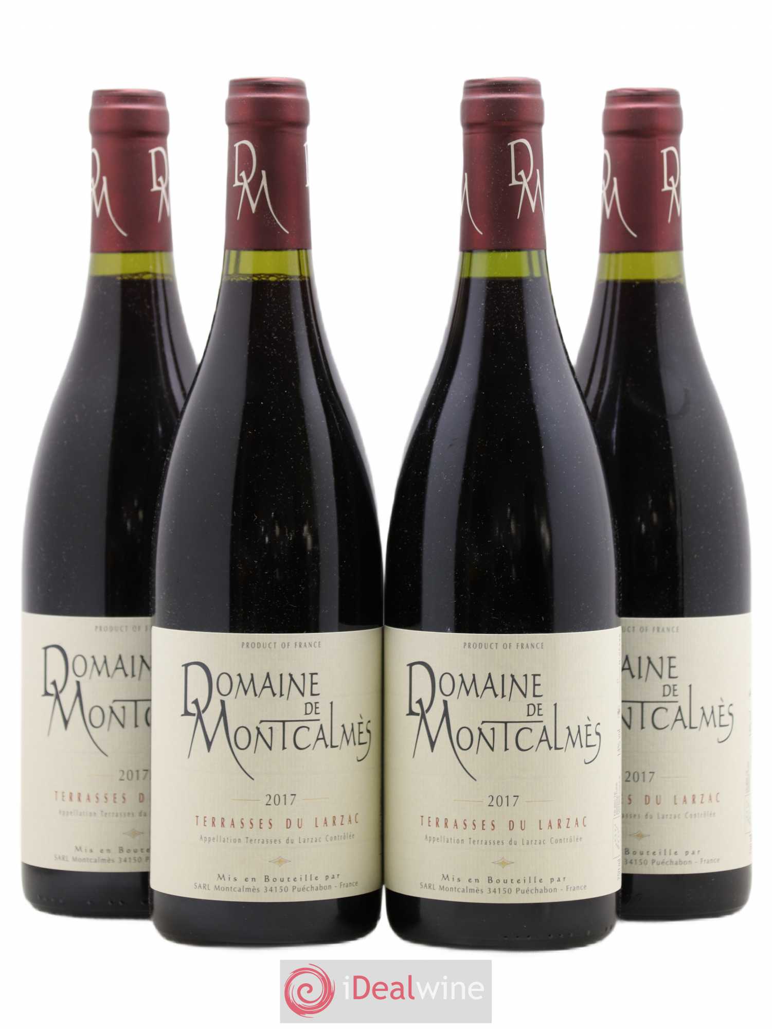 Terrasses du Larzac Domaine de Montcalmès Frédéric Pourtalié 2017 - Lot de 4 bouteilles - 0