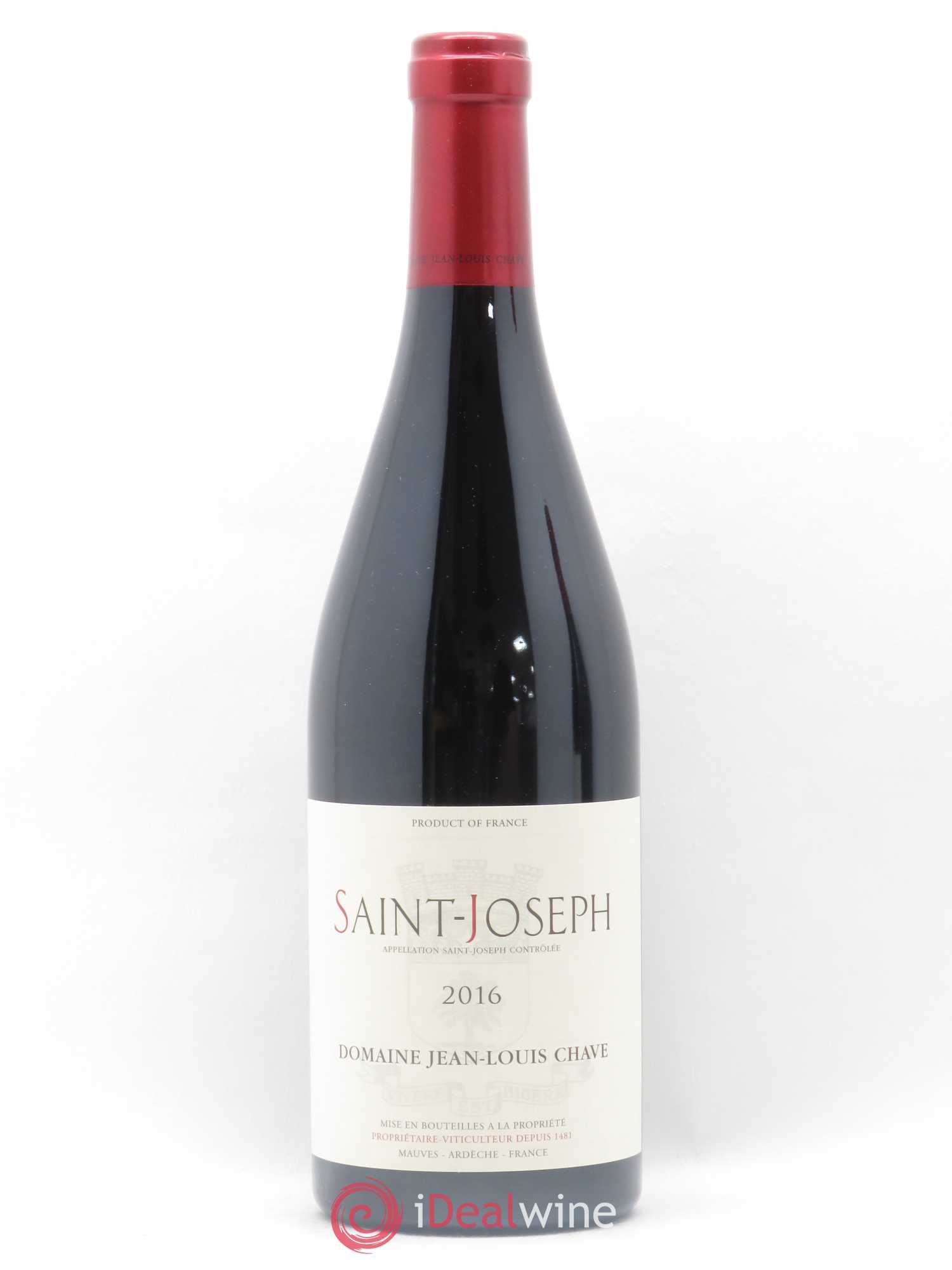 Saint-Joseph Jean-Louis Chave 2016 - Lot de 1 bouteille - 0
