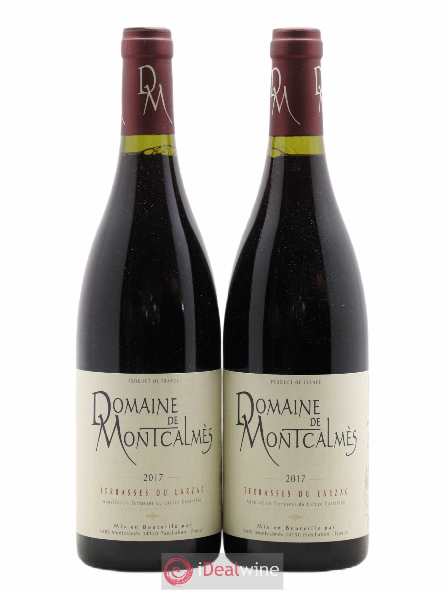 Terrasses du Larzac Domaine de Montcalmès Frédéric Pourtalié 2017 - Lot de 2 bouteilles - 0