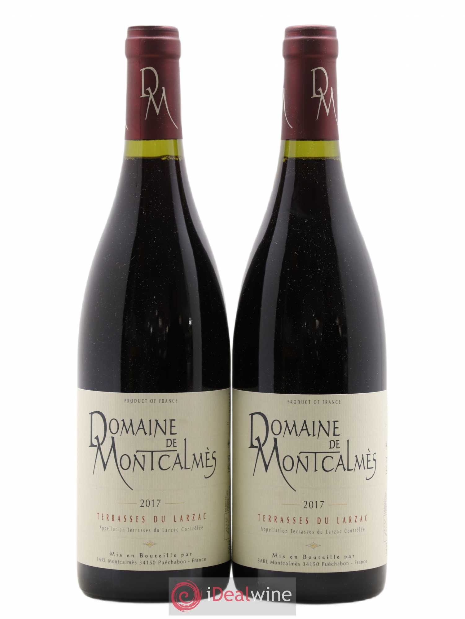 Terrasses du Larzac Domaine de Montcalmès Frédéric Pourtalié 2017 - Lot de 2 bouteilles - 0