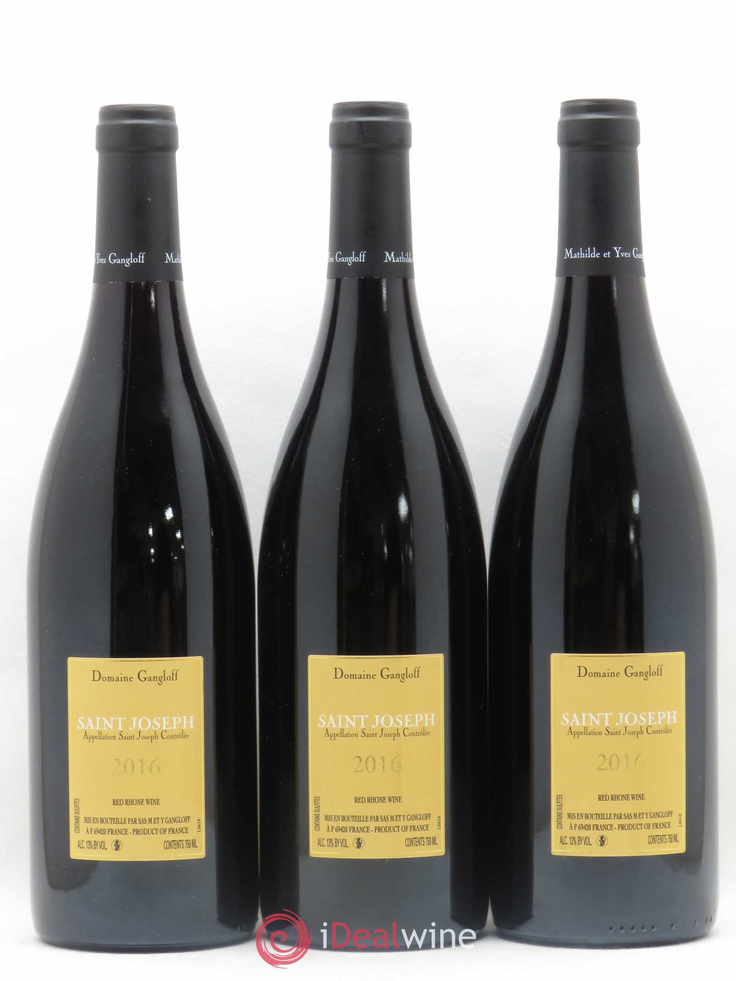 Saint-Joseph Gangloff (Domaine) 2016 - Lot de 3 bouteilles - 1
