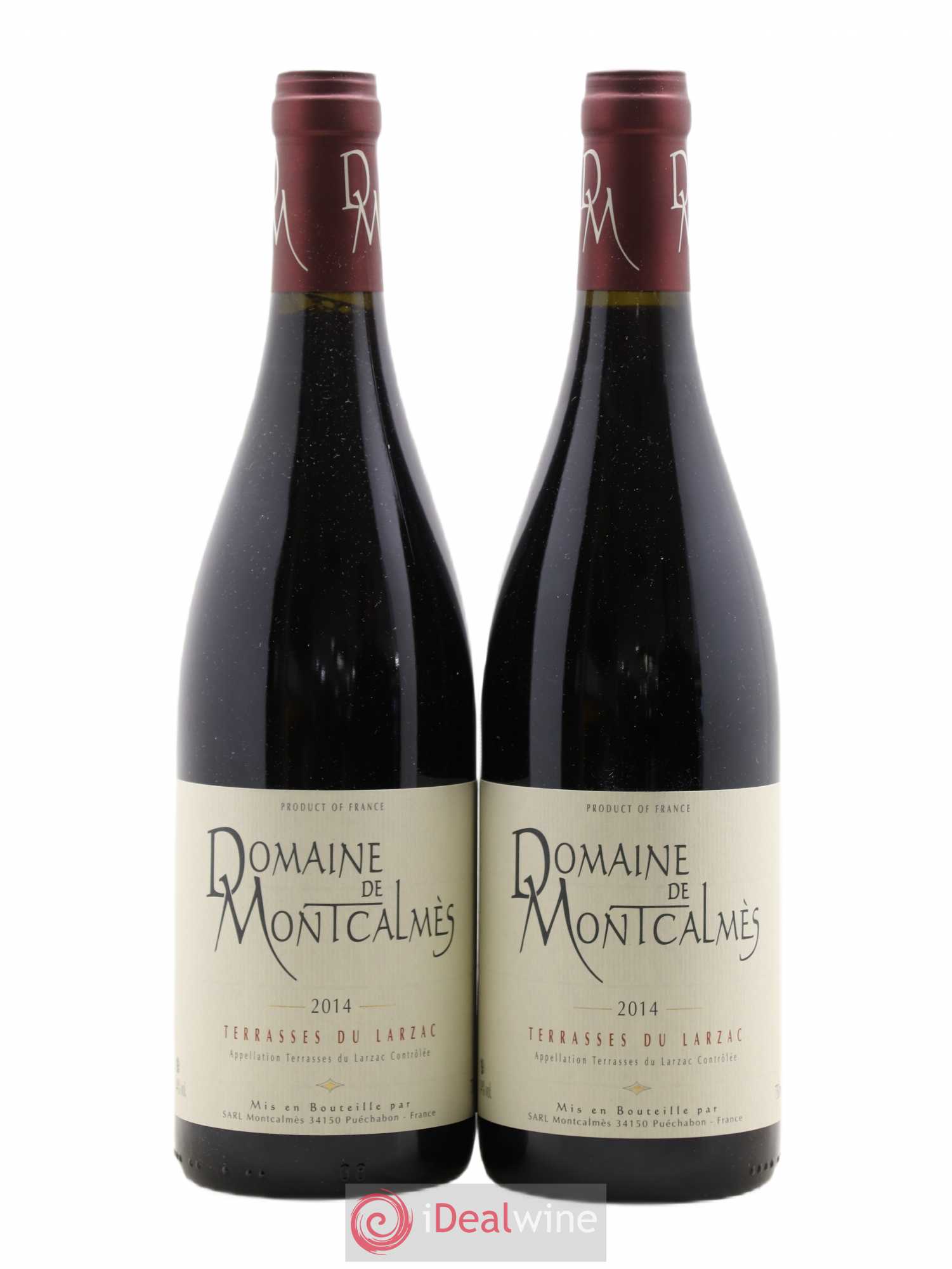 Terrasses du Larzac Domaine de Montcalmès Frédéric Pourtalié 2014 - Lot de 2 bouteilles - 0