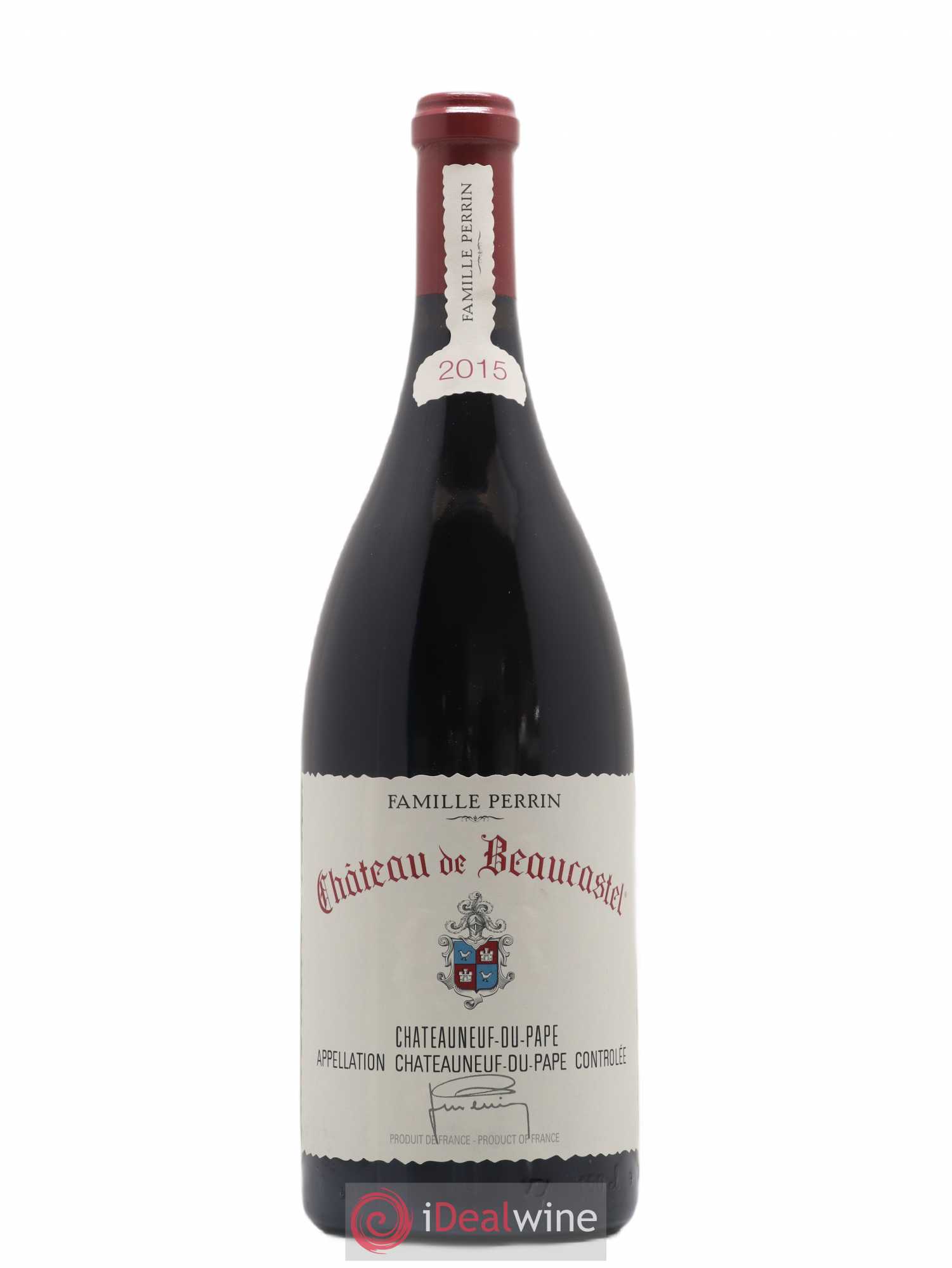 Châteauneuf-du-Pape Château de Beaucastel Famille Perrin 2015 - Lot de 1 magnum - 0