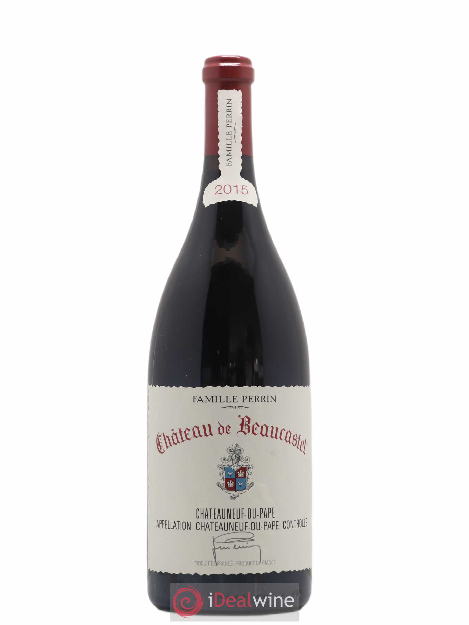 Châteauneuf-du-Pape Château de Beaucastel Famille Perrin 2015 - Lot de 1 magnum - 0