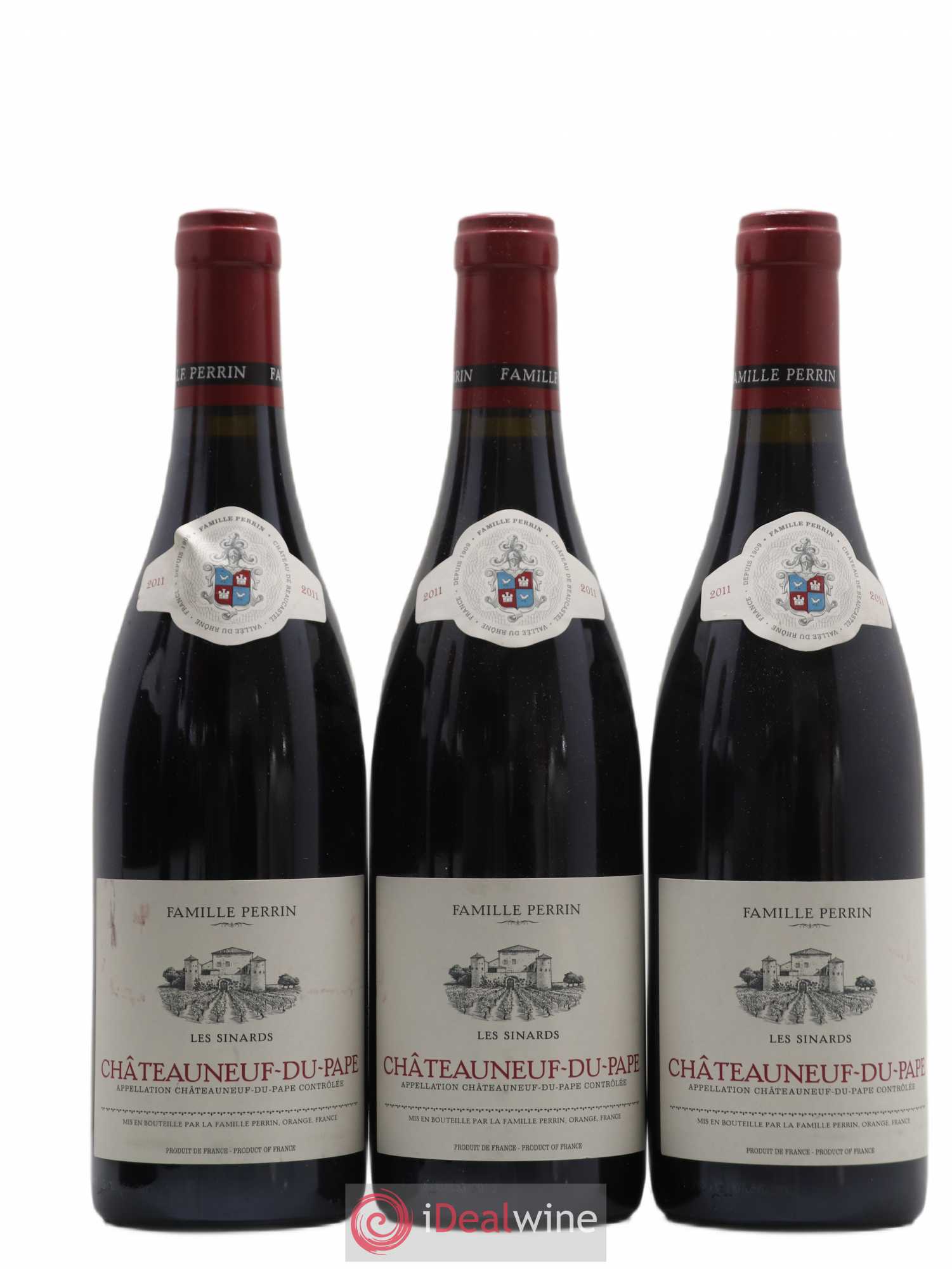 Châteauneuf-du-Pape Les Sinards Perrin 2011 - Lot de 6 bouteilles - 1