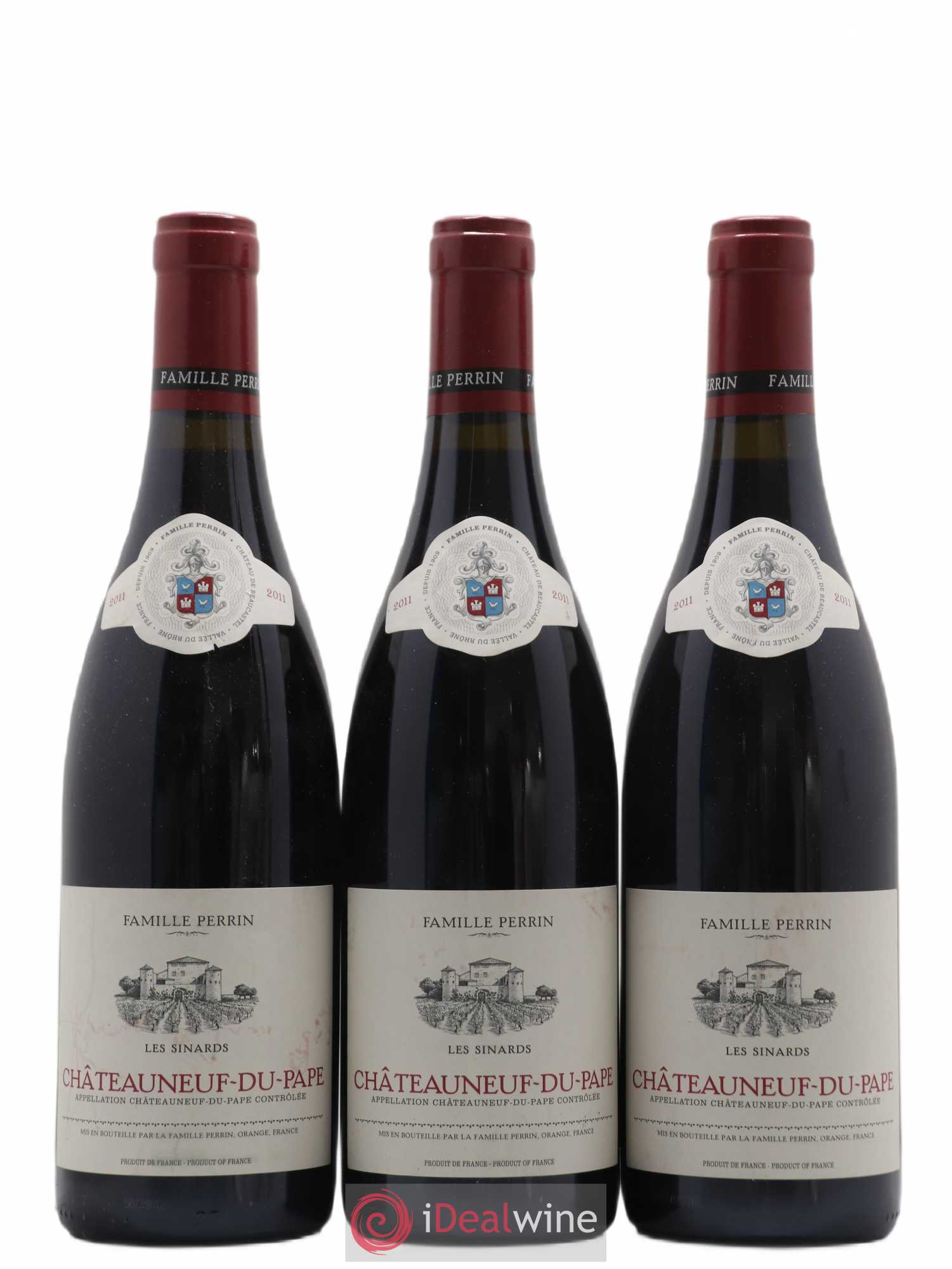 Châteauneuf-du-Pape Les Sinards Perrin 2011 - Lot de 6 bouteilles - 2