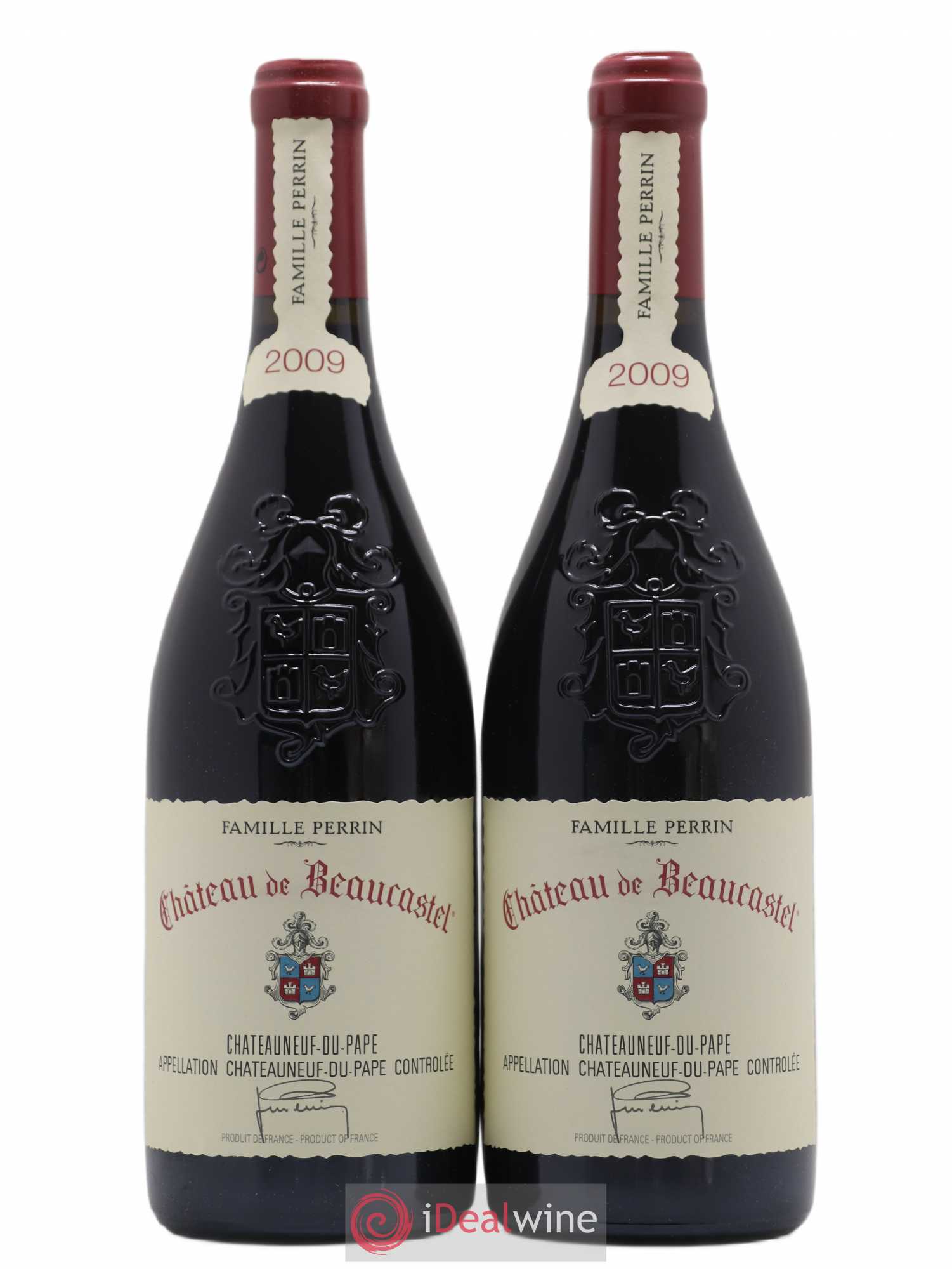 Châteauneuf-du-Pape Château de Beaucastel Famille Perrin 2009 - Lot de 2 bouteilles - 0
