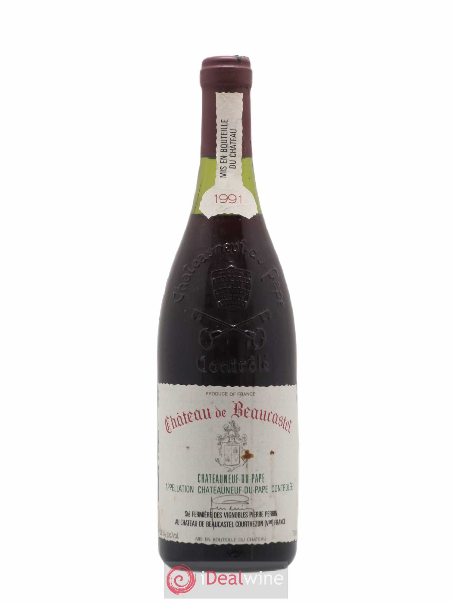Châteauneuf-du-Pape Château de Beaucastel Famille Perrin 1991 - Lot de 1 bouteille - 0