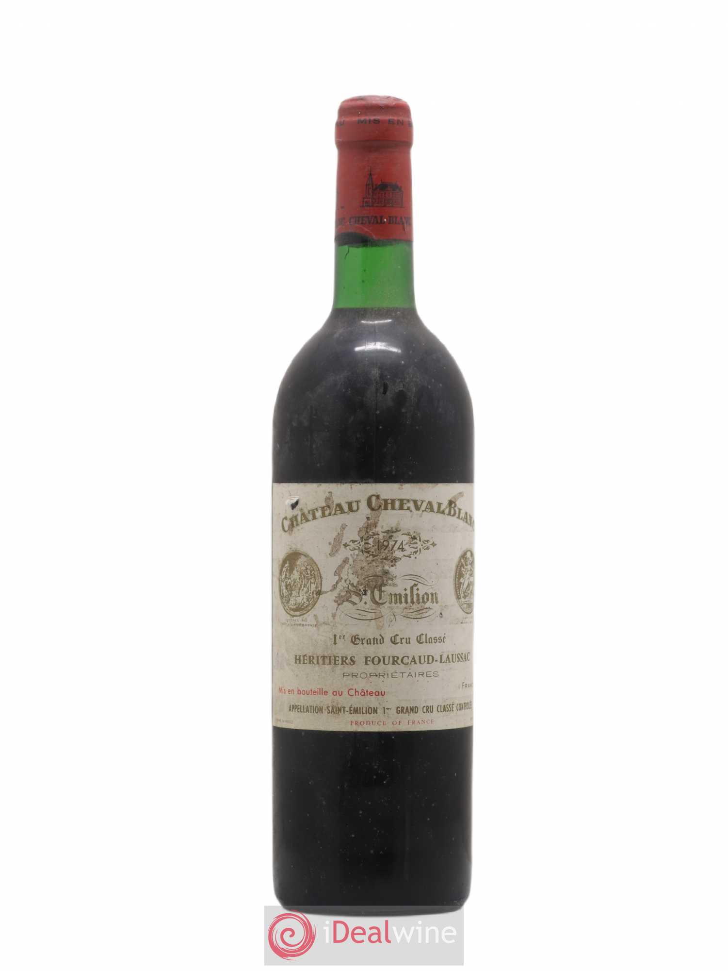 Château Cheval Blanc 1er Grand Cru Classé A 1974 - Lot de 1 bouteille - 0