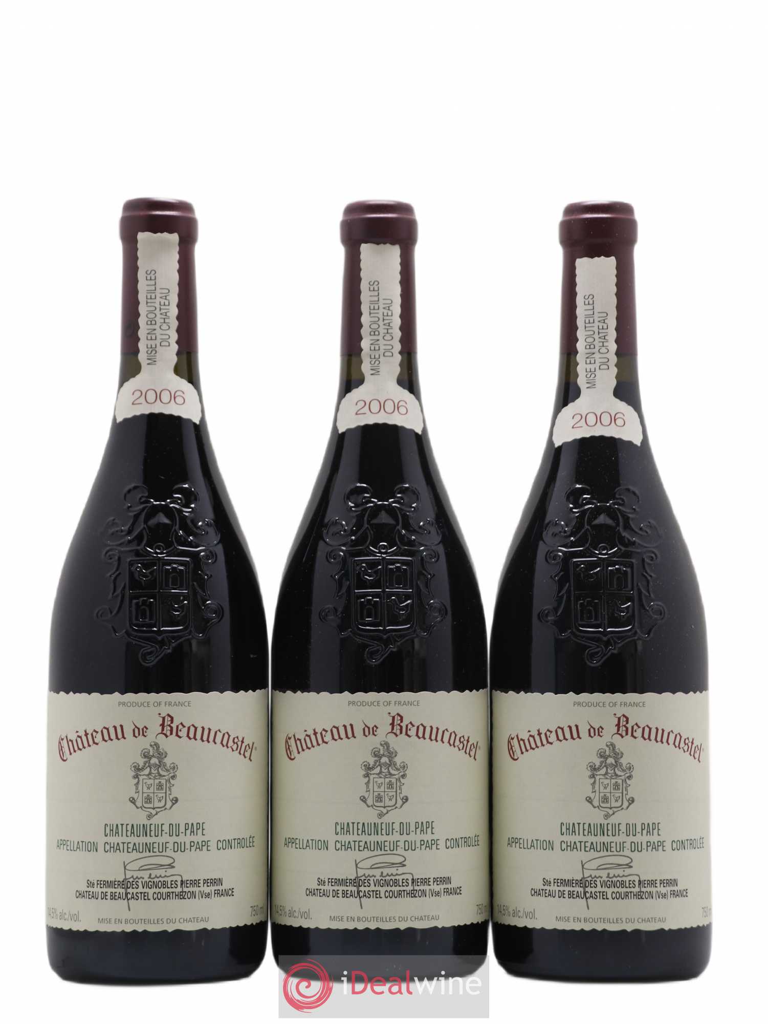 Châteauneuf-du-Pape Château de Beaucastel Famille Perrin 2006 - Lot de 6 bouteilles - 2