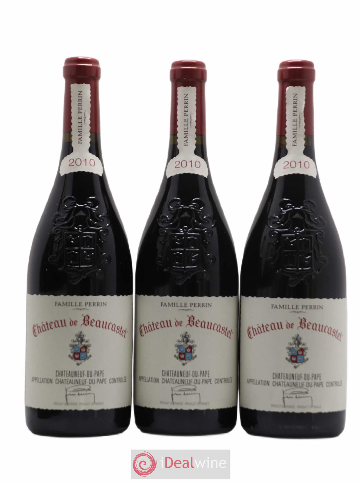 Châteauneuf-du-Pape Château de Beaucastel Famille Perrin 2010 - Lot de 6 bouteilles - 1