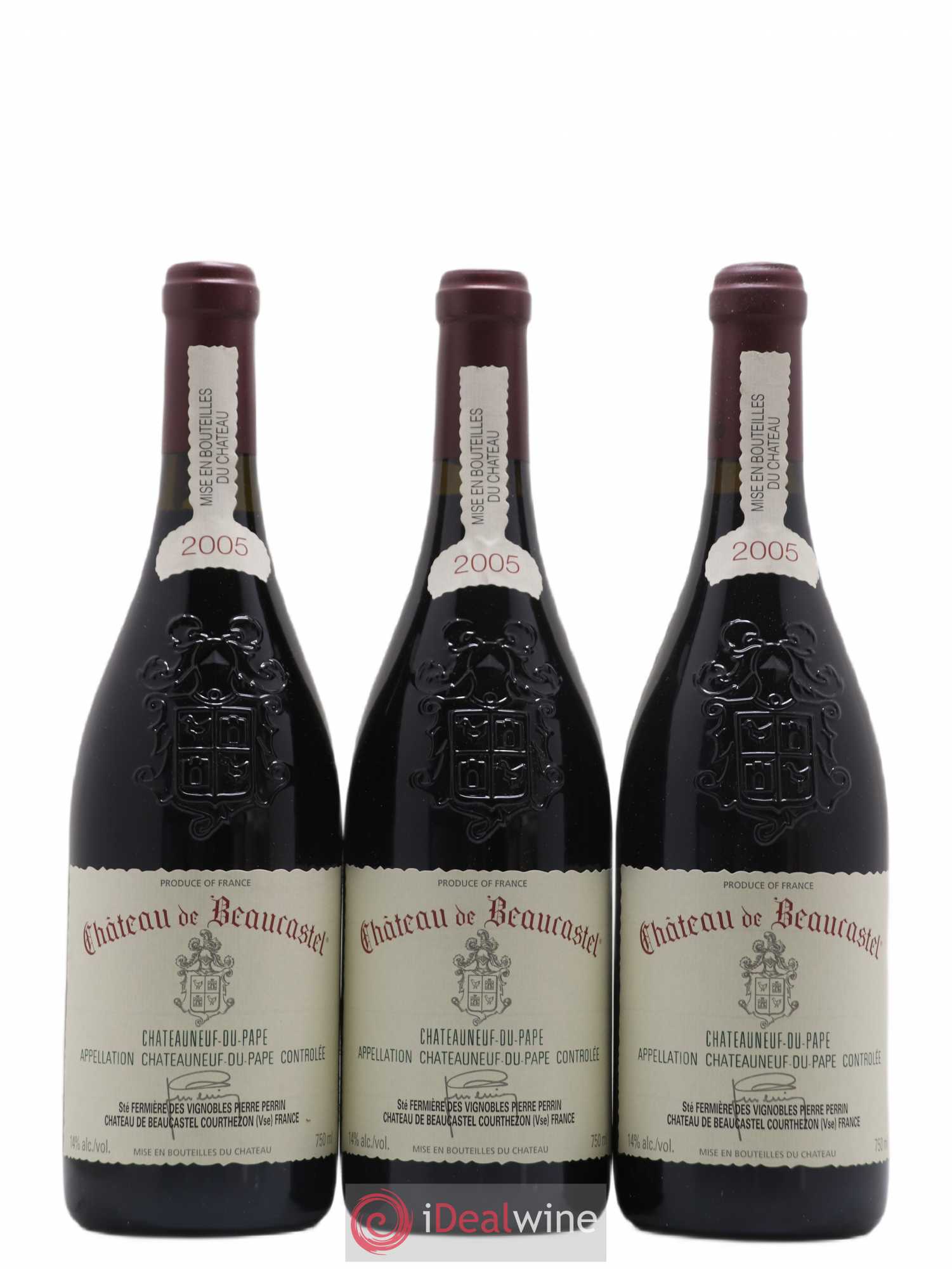 Châteauneuf-du-Pape Château de Beaucastel Famille Perrin 2005 - Lot de 6 bouteilles - 2