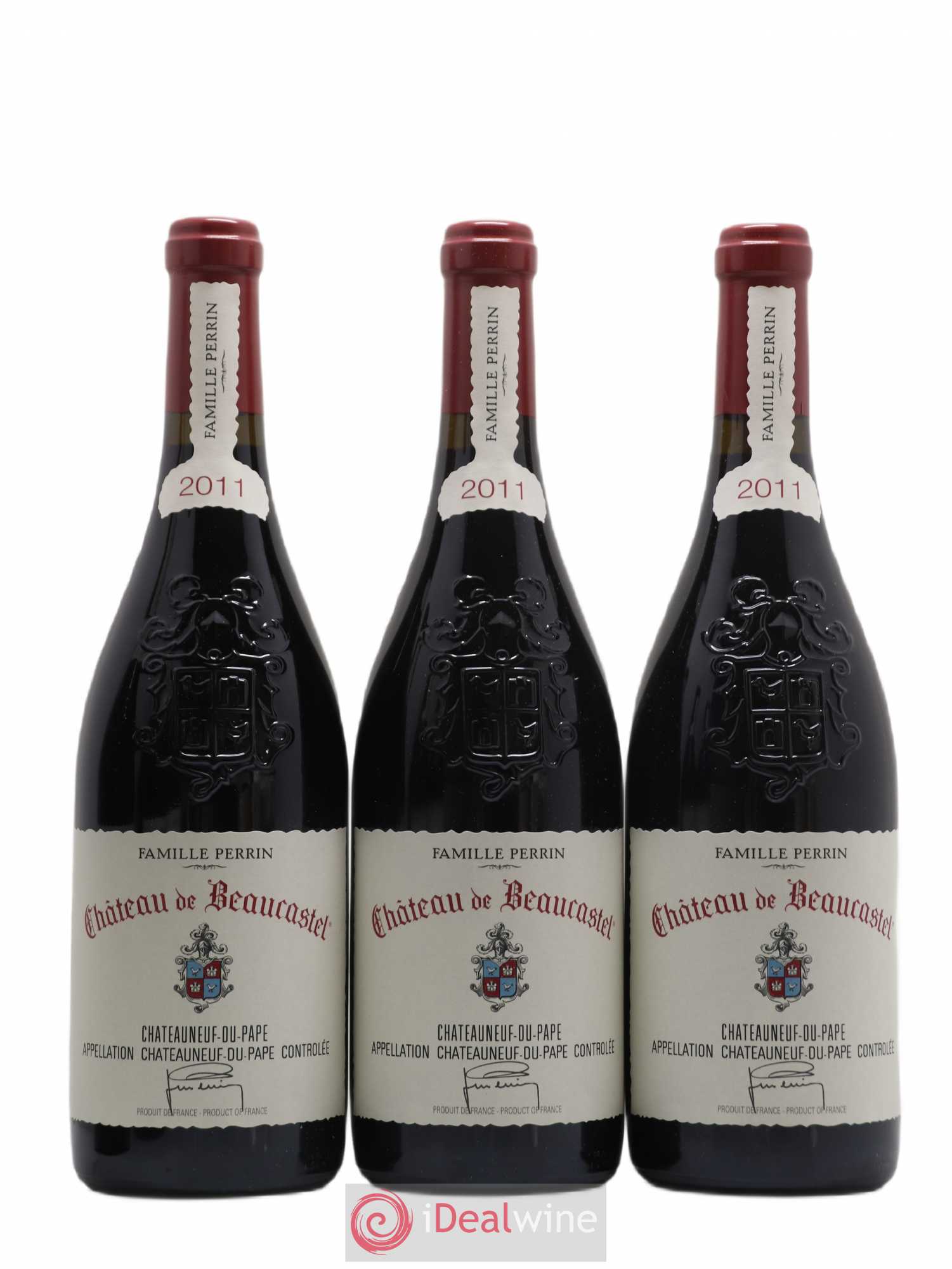 Châteauneuf-du-Pape Château de Beaucastel Famille Perrin 2011 - Lot de 6 bouteilles - 1