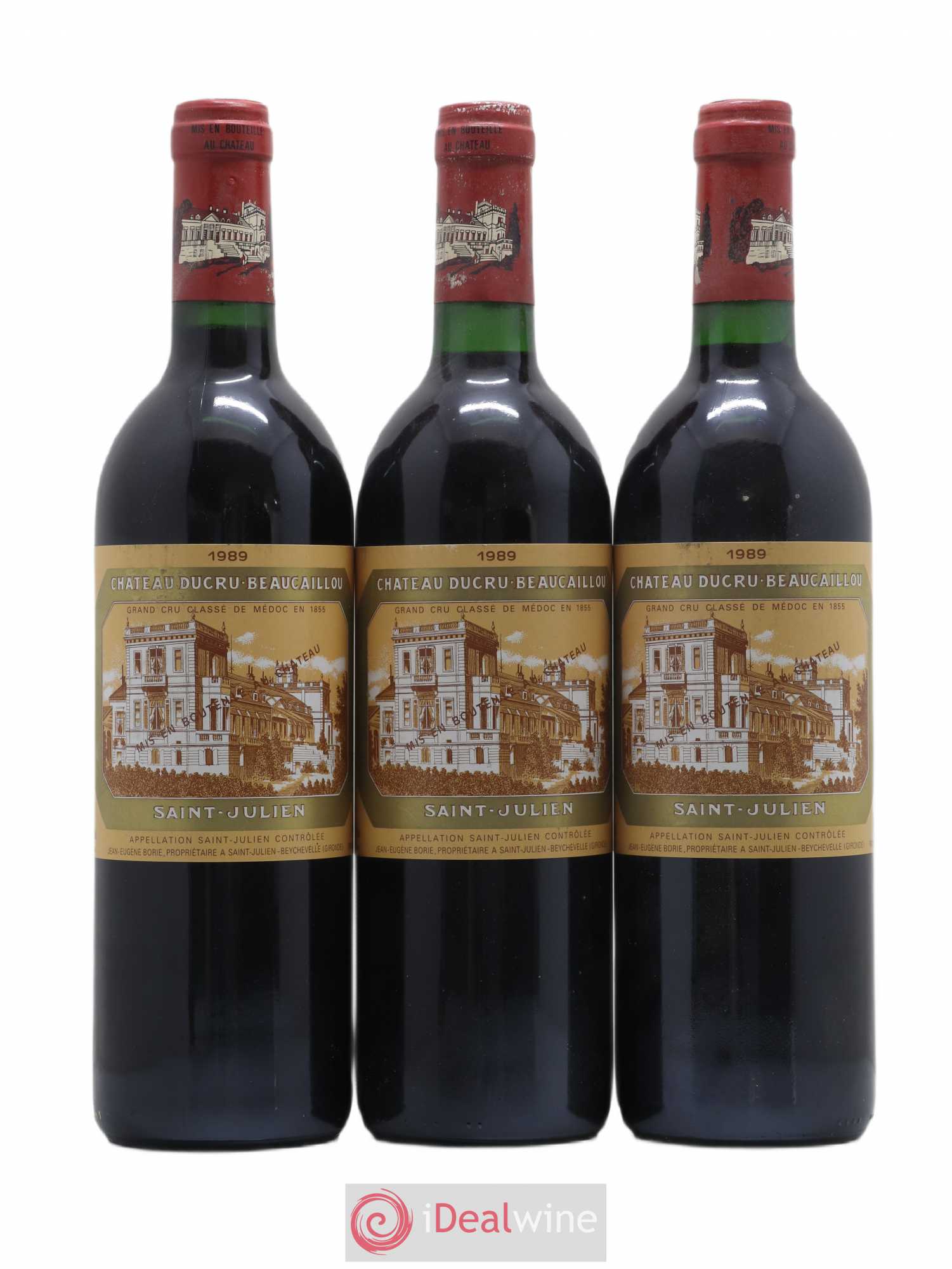Château Ducru Beaucaillou 2ème Grand Cru Classé 1989 - Lot de 3 bouteilles - 0