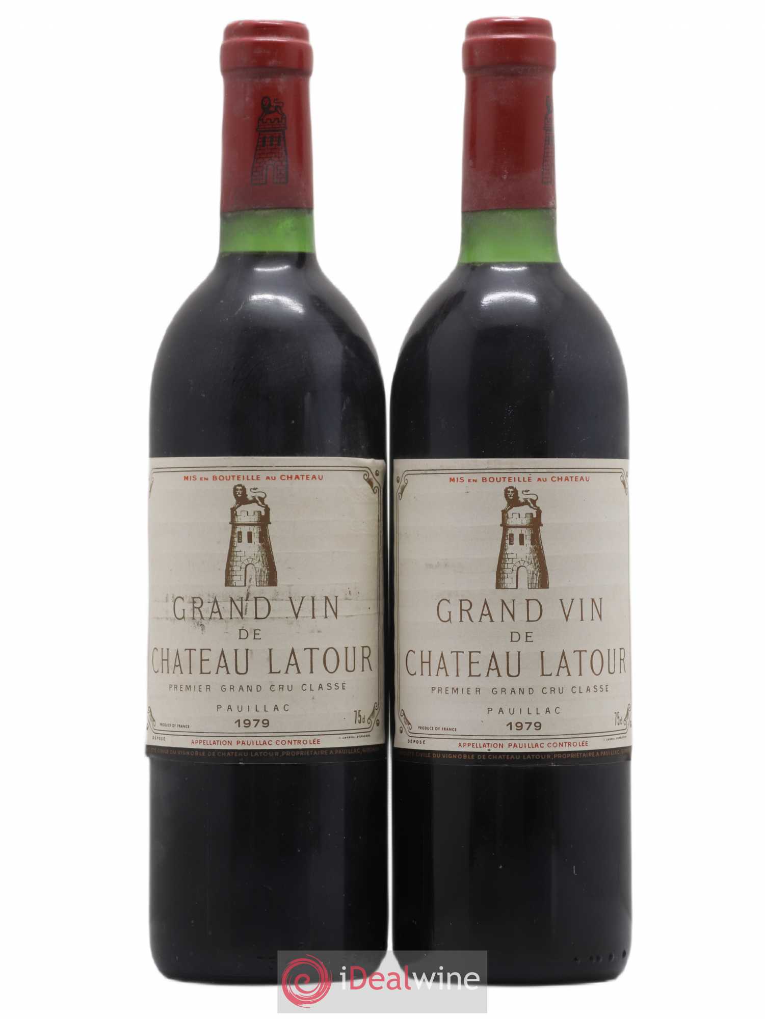 Château Latour 1er Grand Cru Classé 1979 - Lot de 2 bouteilles - 0