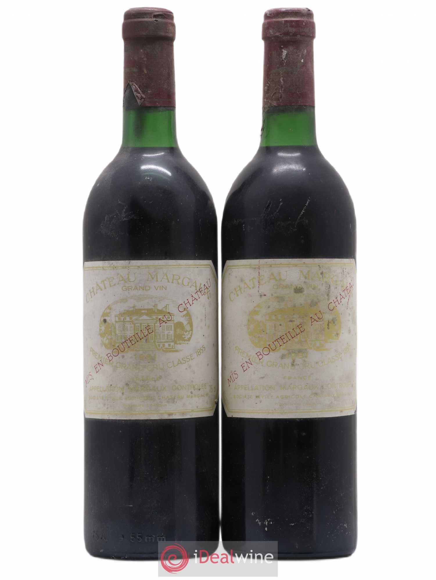 Château Margaux 1er Grand Cru Classé 1981 - Lot de 2 bouteilles - 0