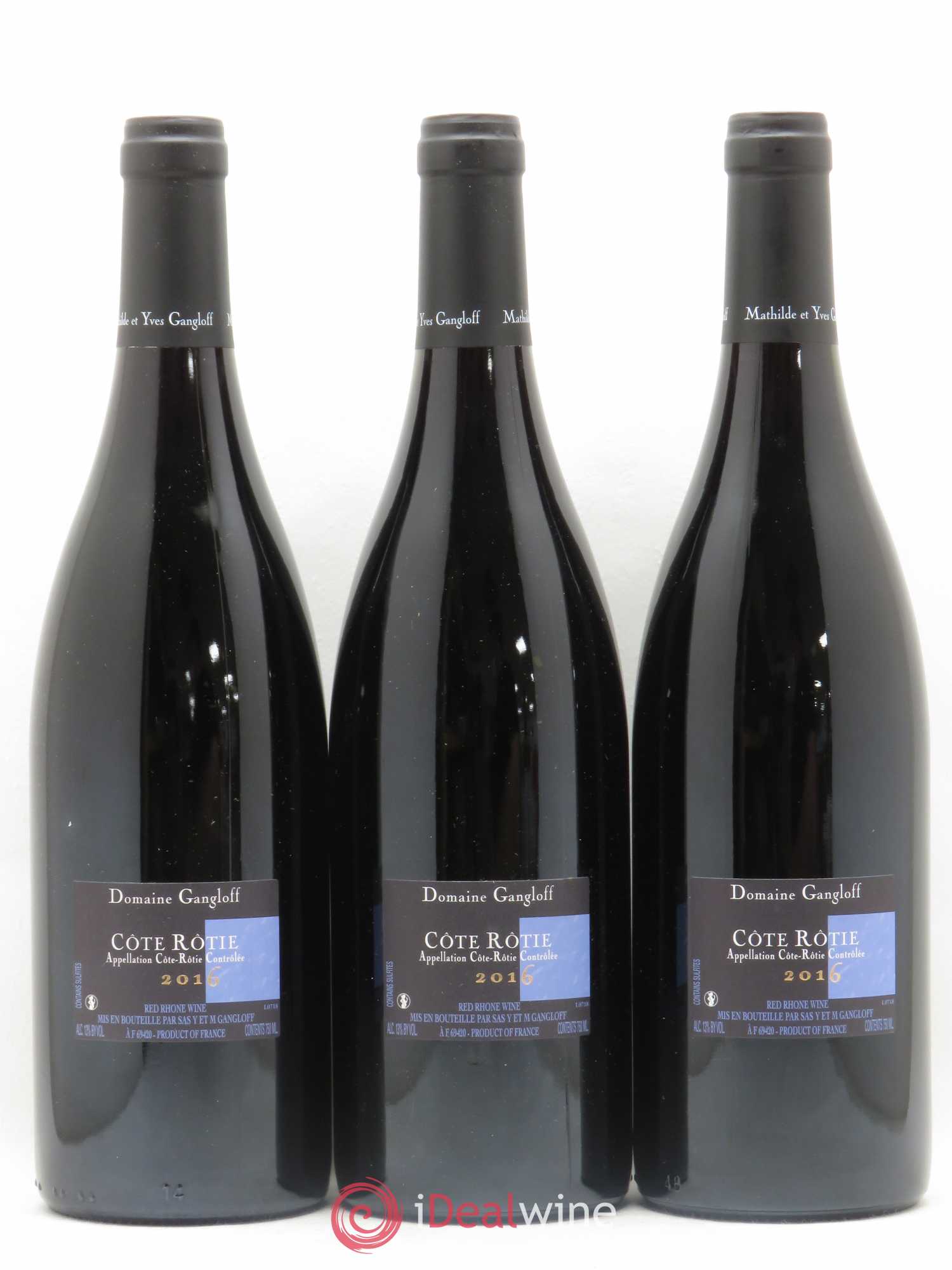 Côte-Rôtie La Barbarine Gangloff (Domaine) 2016 - Lot de 3 bouteilles - 1