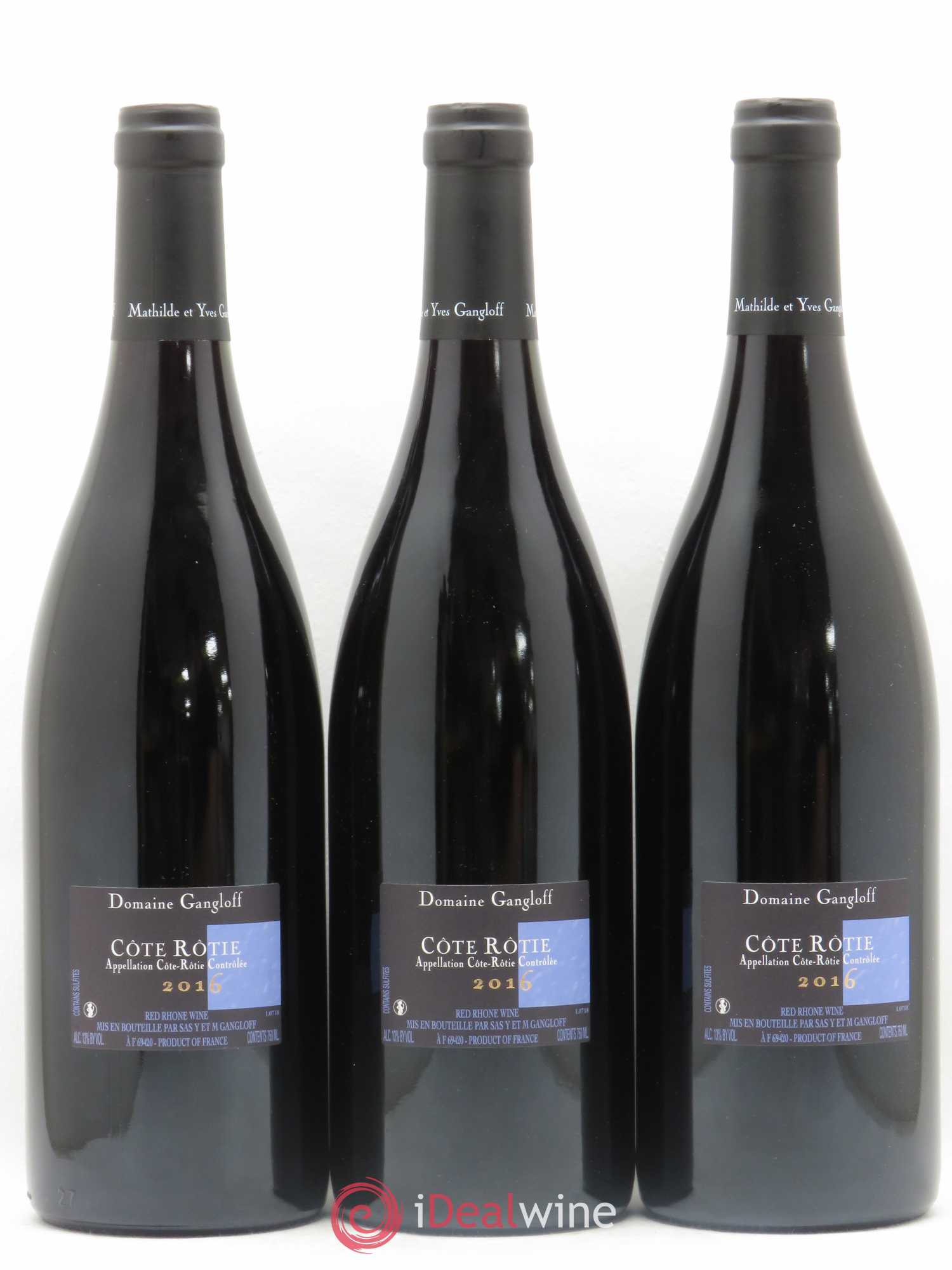 Côte-Rôtie La Barbarine Gangloff (Domaine) 2016 - Lot de 3 bouteilles - 1