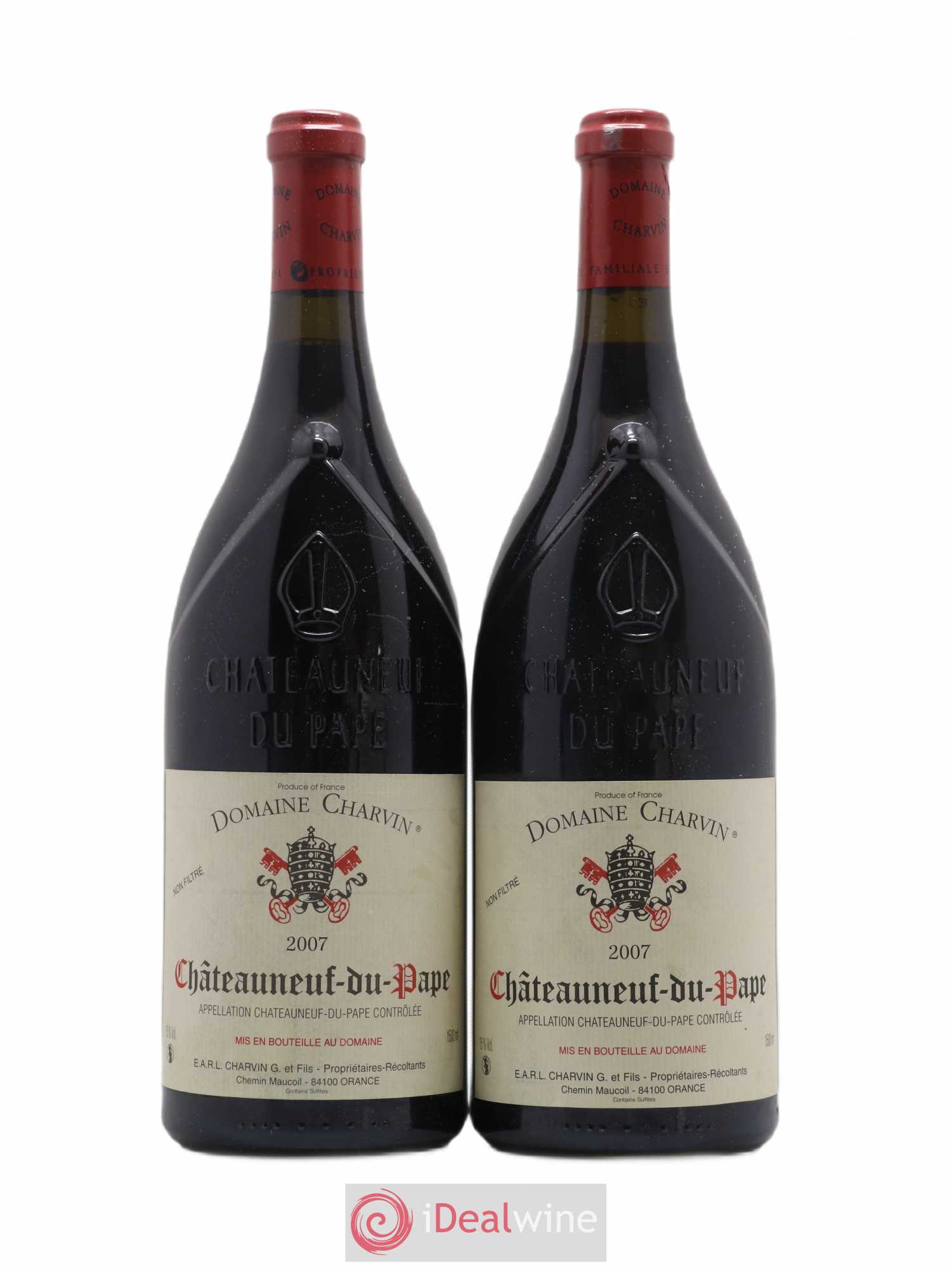 Châteauneuf-du-Pape Charvin (Domaine) 2007 - Lot de 2 magnums - 0