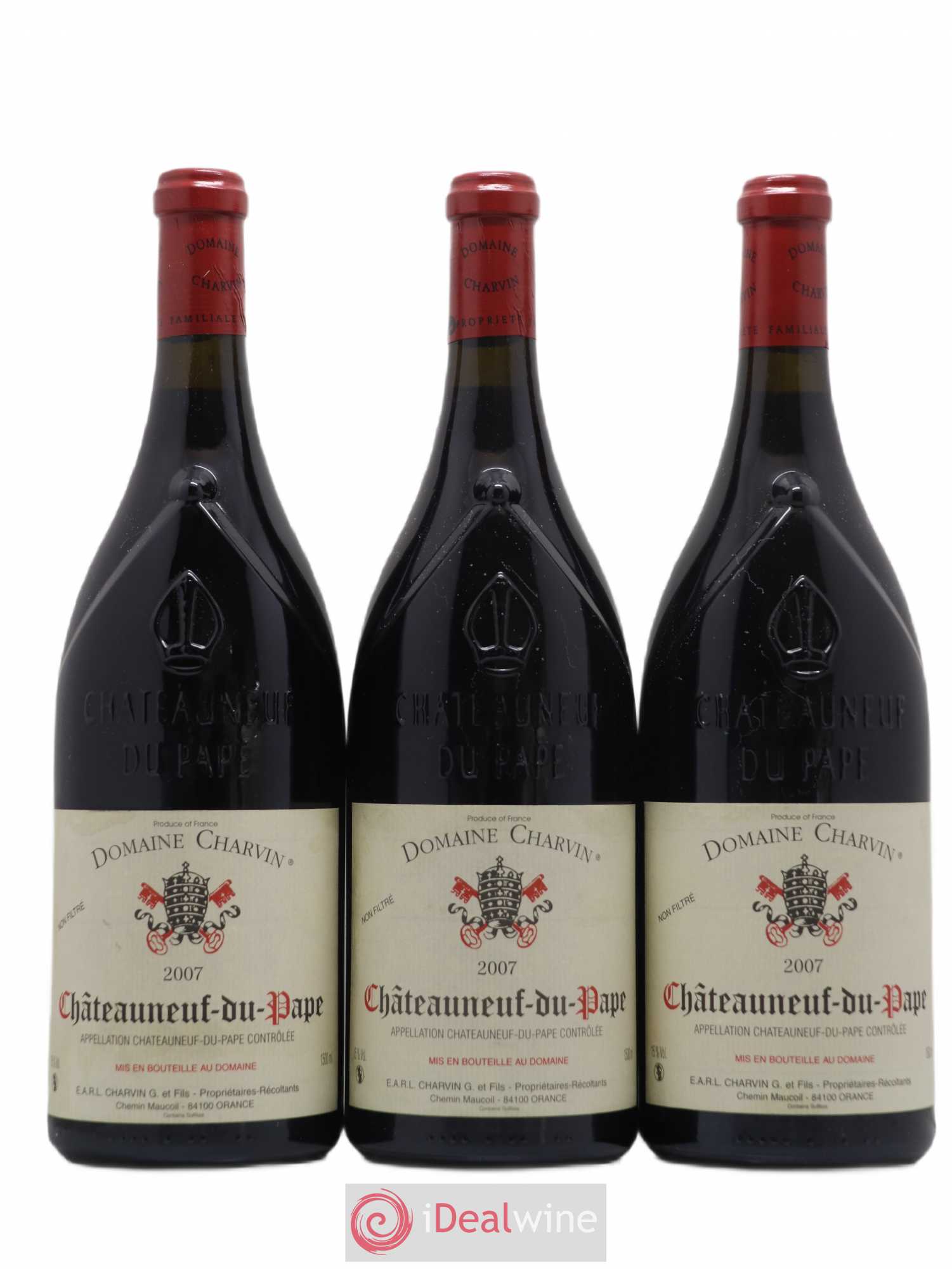 Châteauneuf-du-Pape Charvin (Domaine) 2007 - Lot de 3 magnums - 0