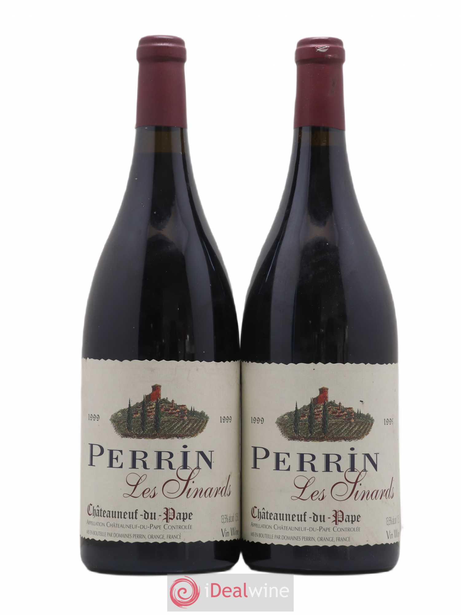 Châteauneuf-du-Pape Les Sinards Perrin 1999 - Posten von 2 Magnum - 0