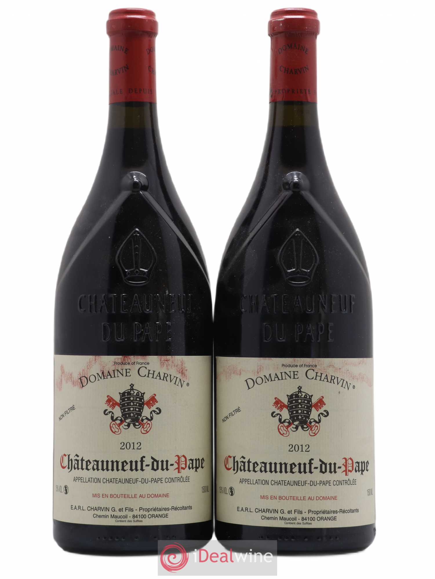 Châteauneuf-du-Pape Charvin (Domaine) 2012 - Lot de 2 magnums - 0