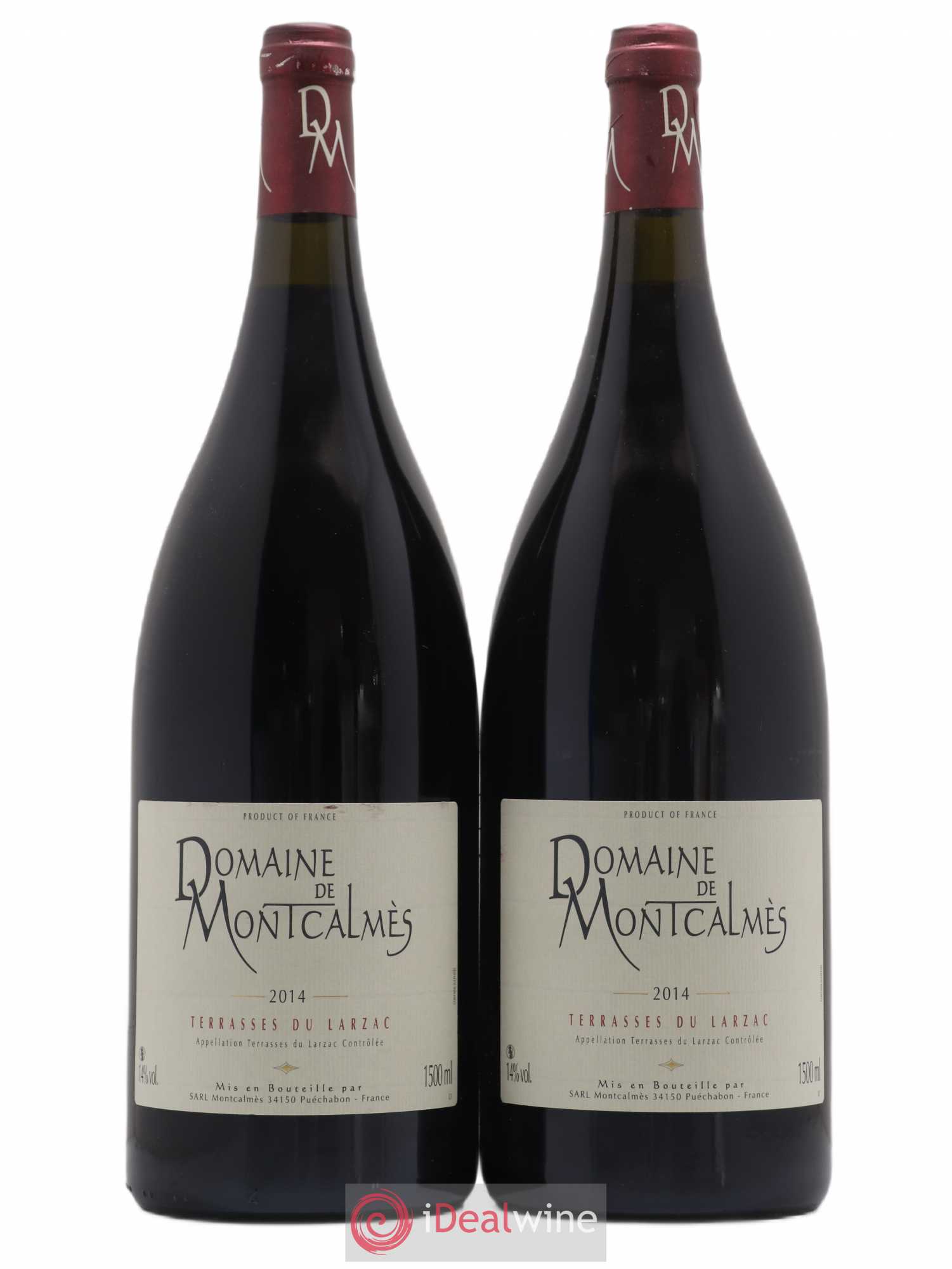 Terrasses du Larzac Domaine de Montcalmès Frédéric Pourtalié 2014 - Lot de 2 magnums - 0