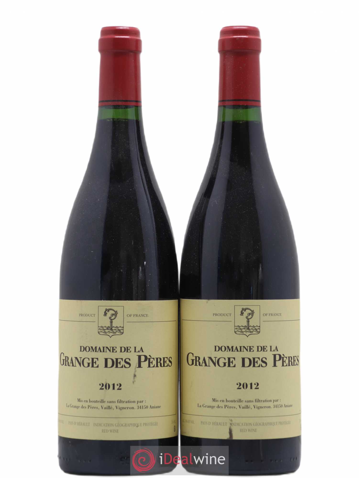 Pays d'Hérault Grange des Pères Laurent Vaillé 2012 - Lot de 2 bouteilles - 0