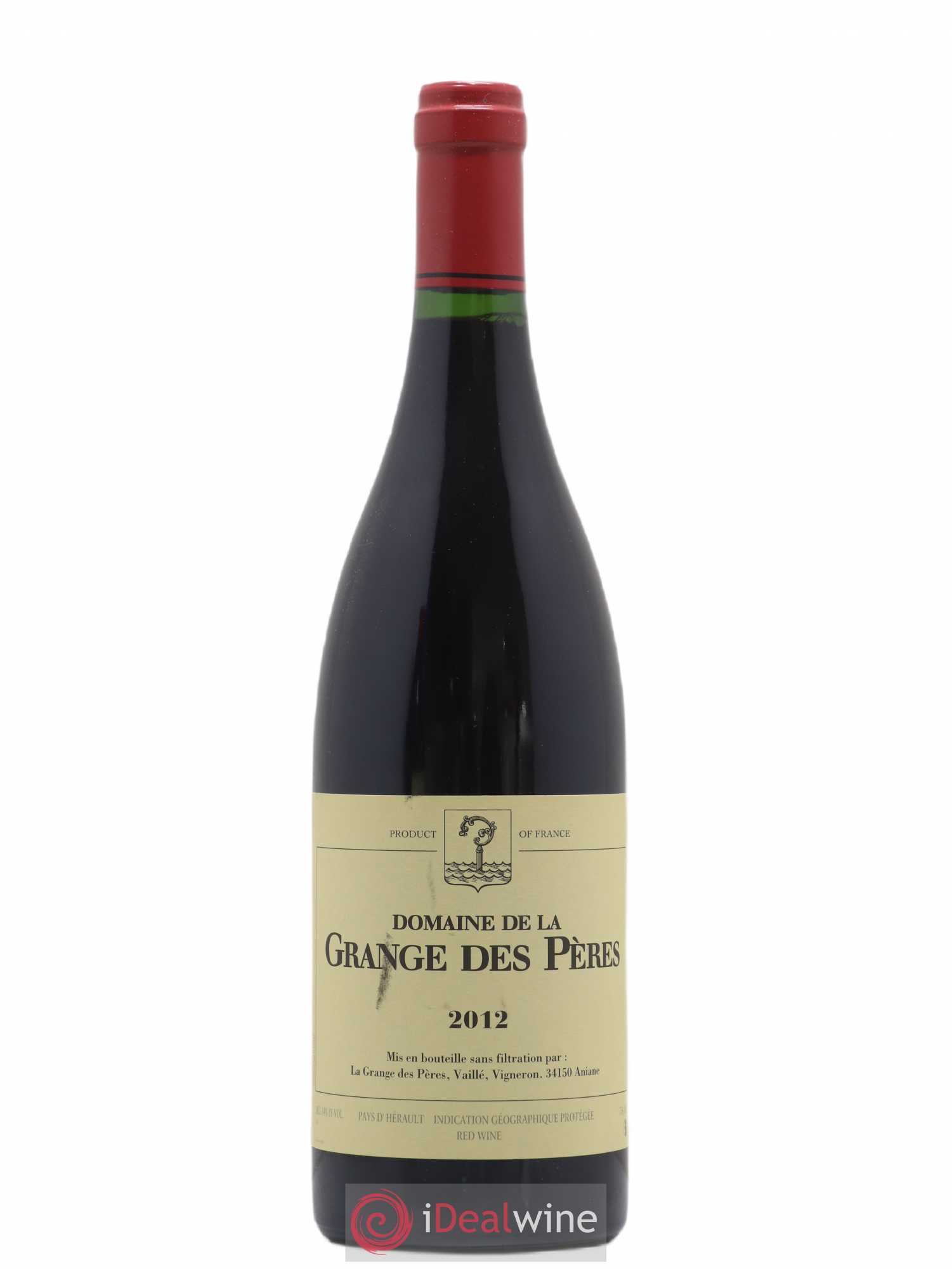 Pays d'Hérault Grange des Pères Laurent Vaillé 2012 - Lot de 1 bouteille - 0