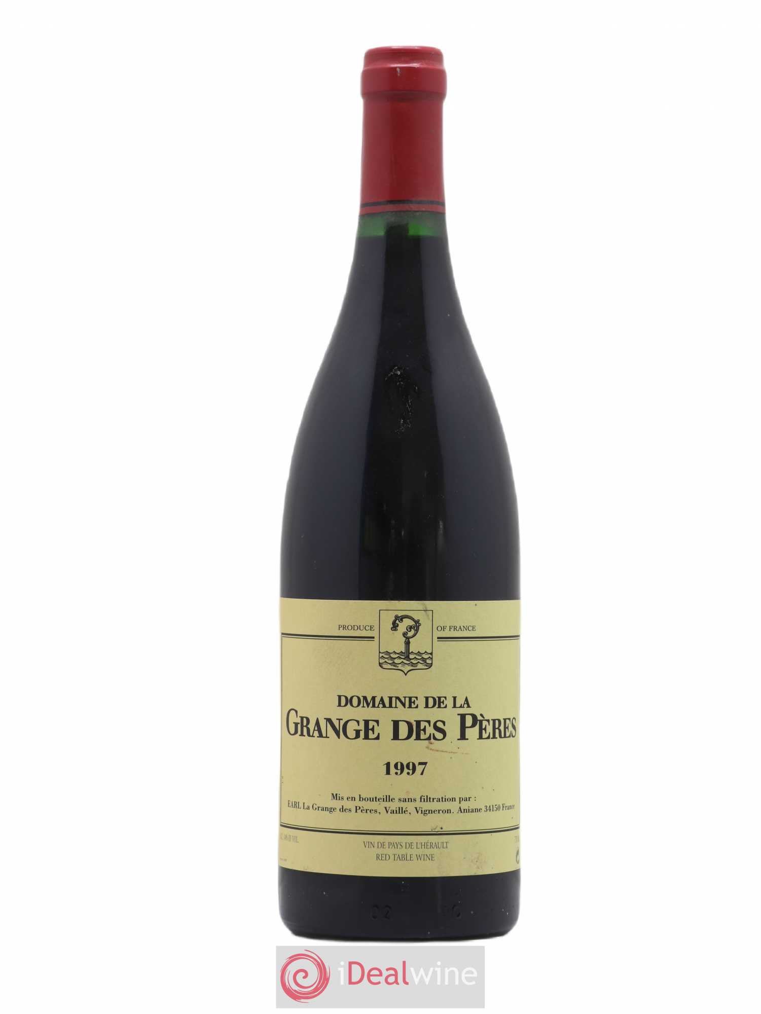 Pays d'Hérault Grange des Pères Laurent Vaillé 1997 - Lot de 1 bouteille - 0